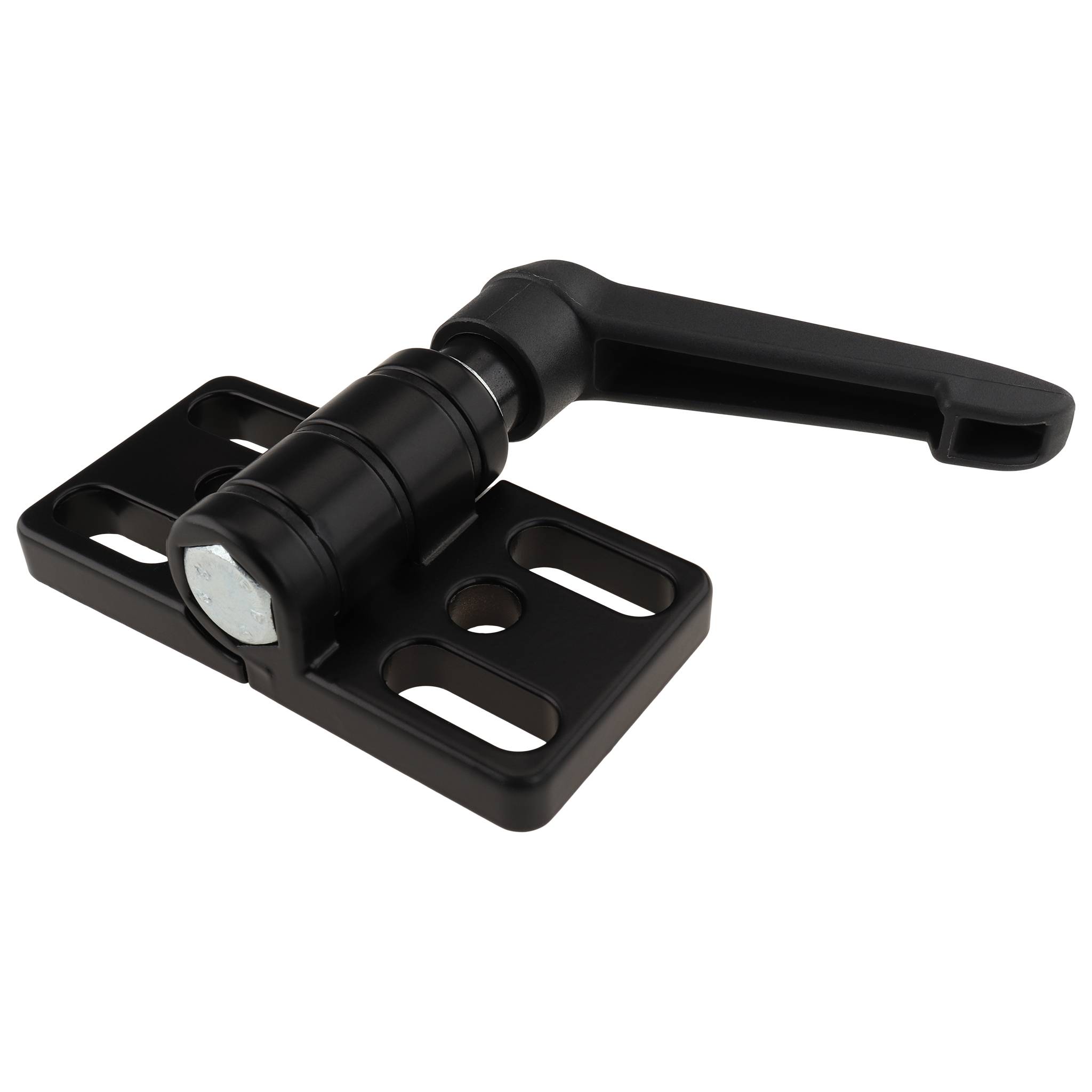 Scharnier, 80x40x24, Zink-Druckguß, pulverbeschichtet, schwarz