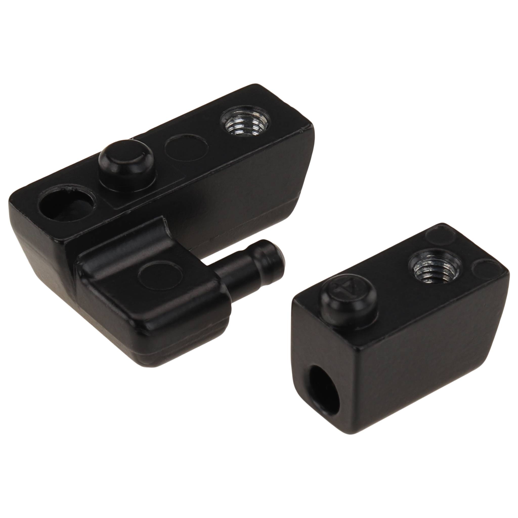 Minischarnier, 14,5x21,6x10, Zink-Druckguß, lackiert, schwarz