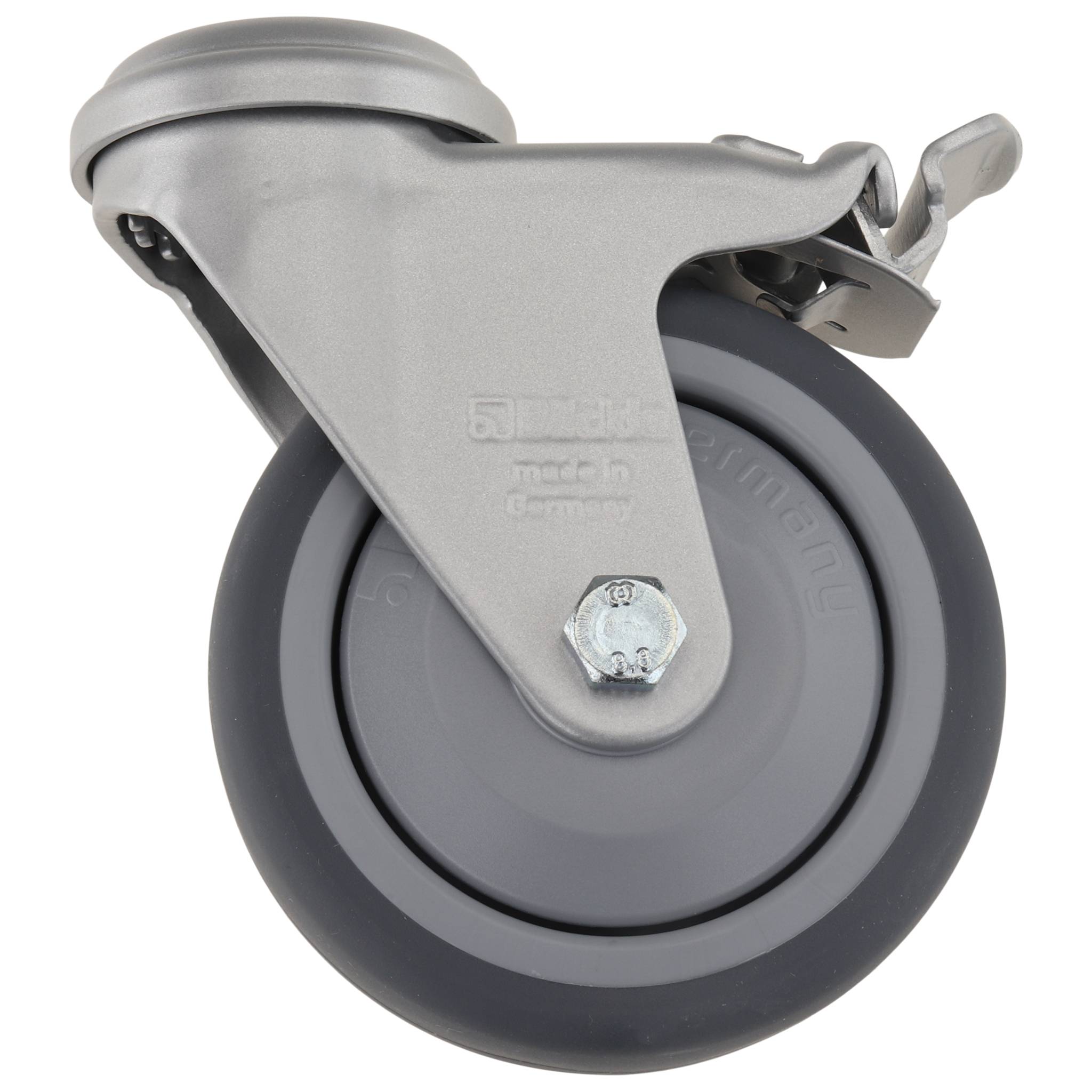 Rolle, Lenkrolle, D75, Radkörper PP, grau