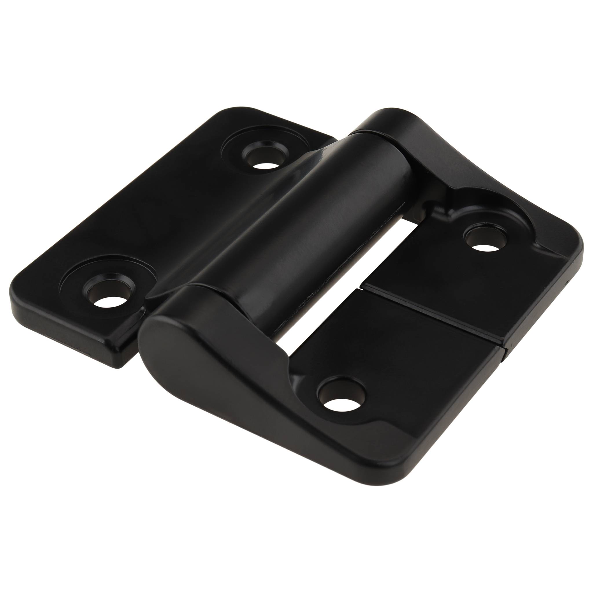 Metallscharnier, 57,1x50,8x12,7, Zink-Druckguß, lackiert, schwarz