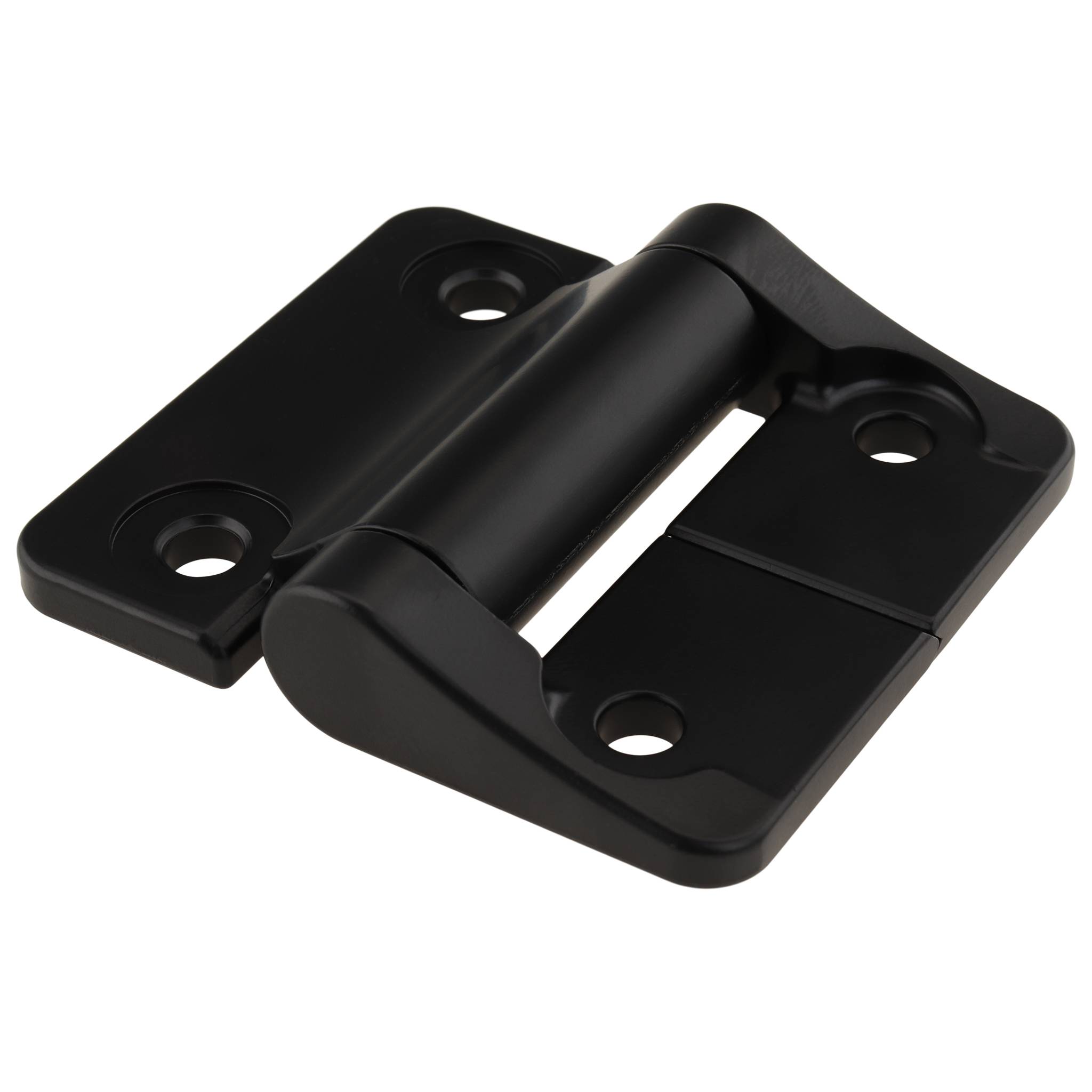 Metallscharnier, 57,1x50,8x12,7, Zink-Druckguß, lackiert, schwarz