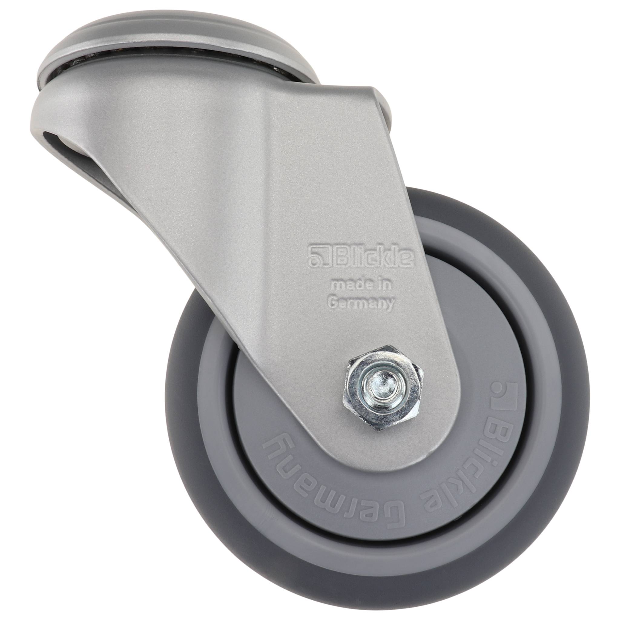 Rolle, Lenkrolle, D80, Radkörper PP, grau