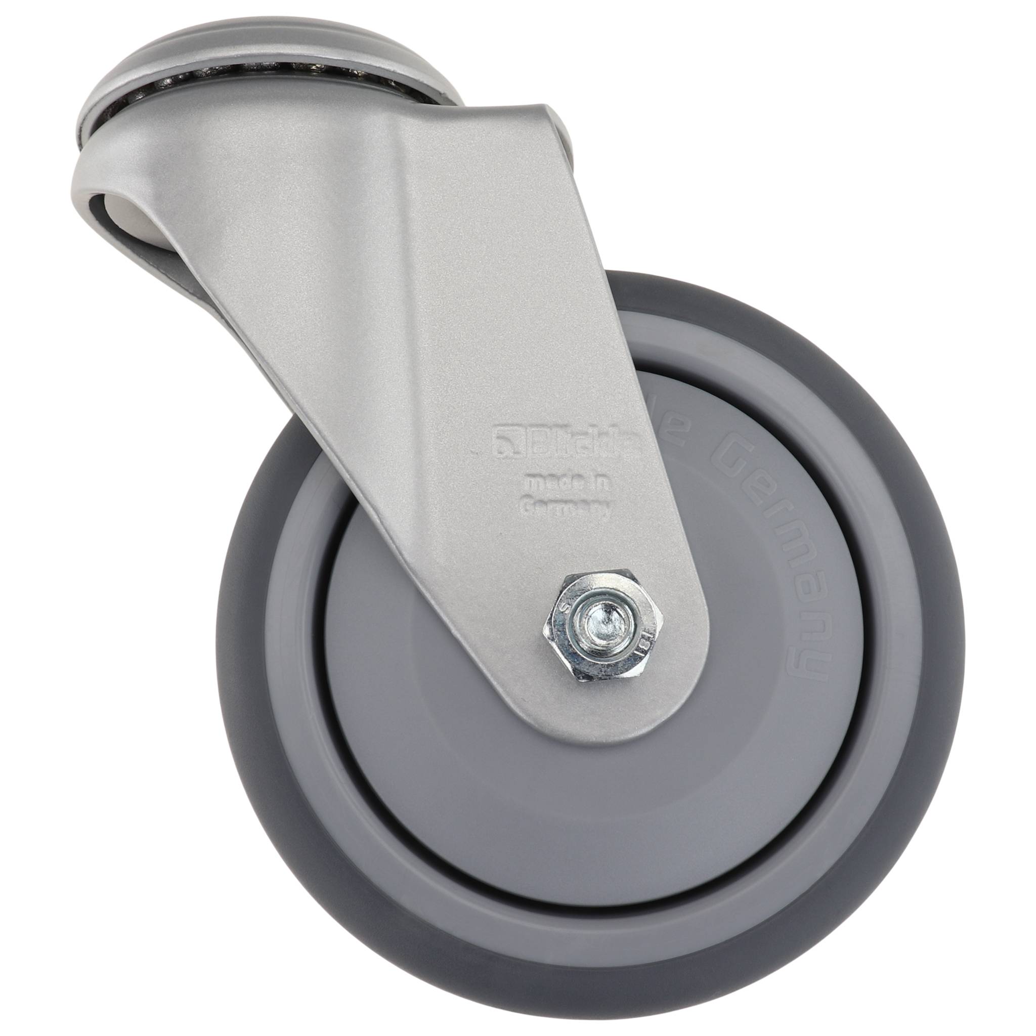 Rolle, Lenkrolle, D100, Radkörper PP, grau