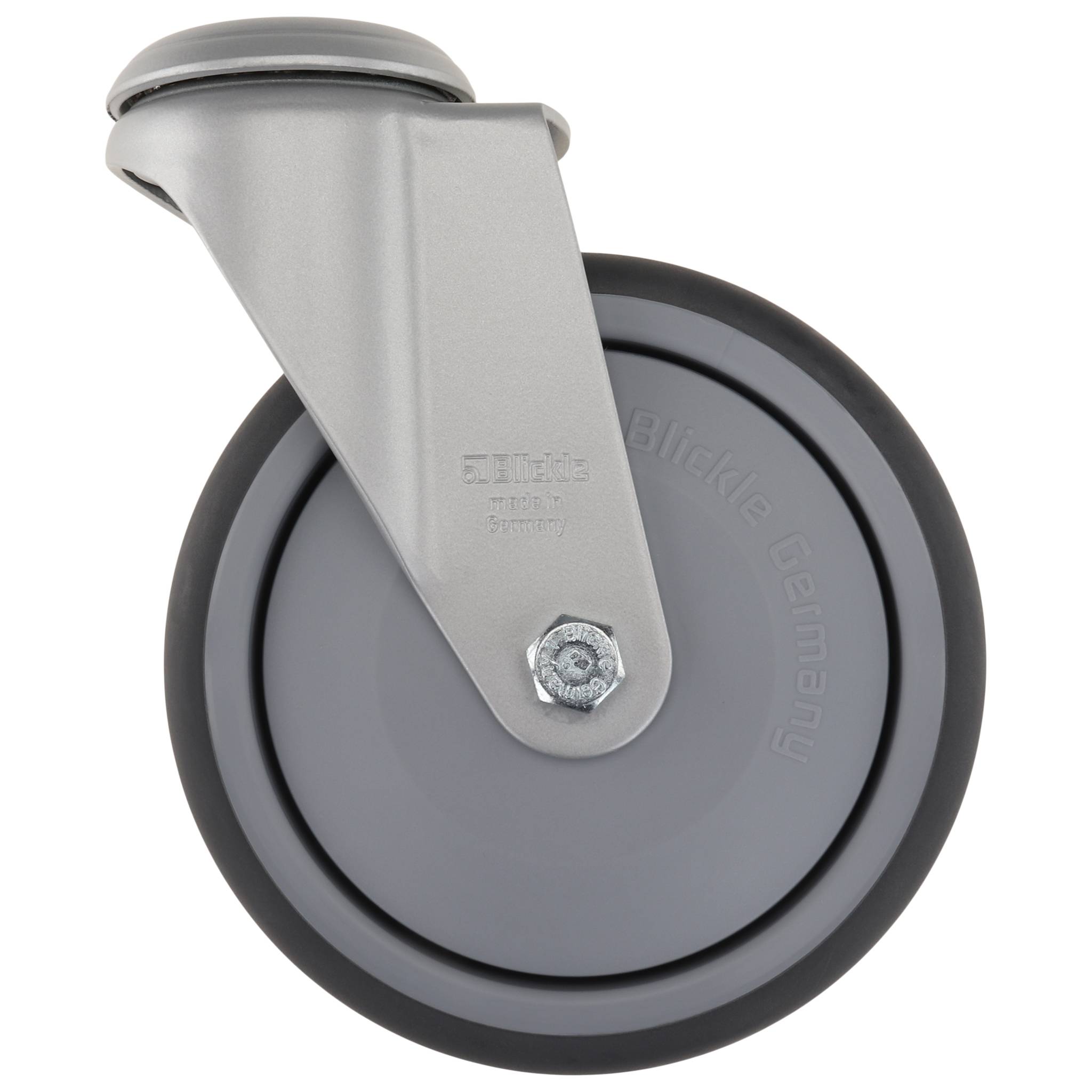 Rolle, Lenkrolle, D125, Radkörper PP, grau