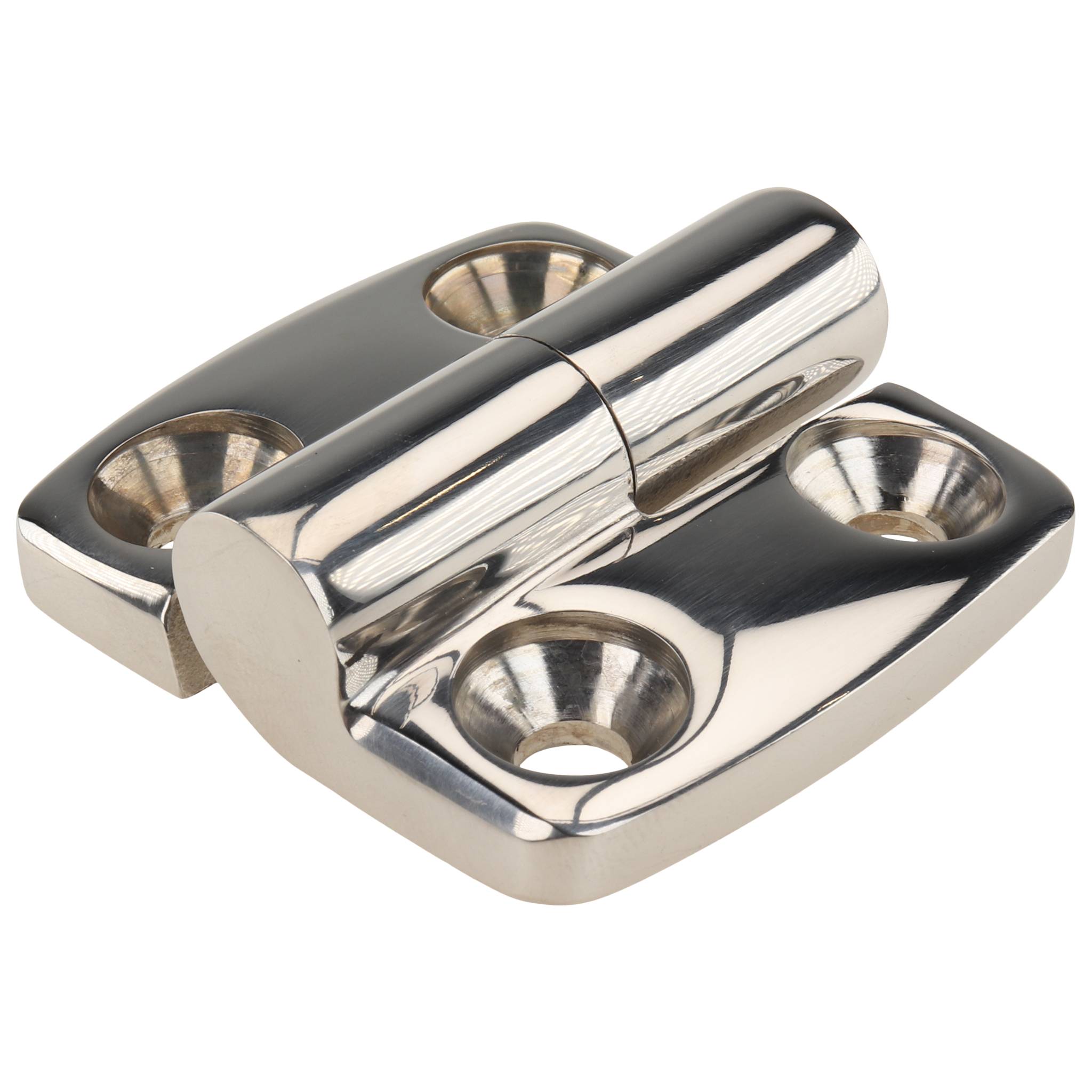 Scharnier, 52x48x16, Edelstahl, blank