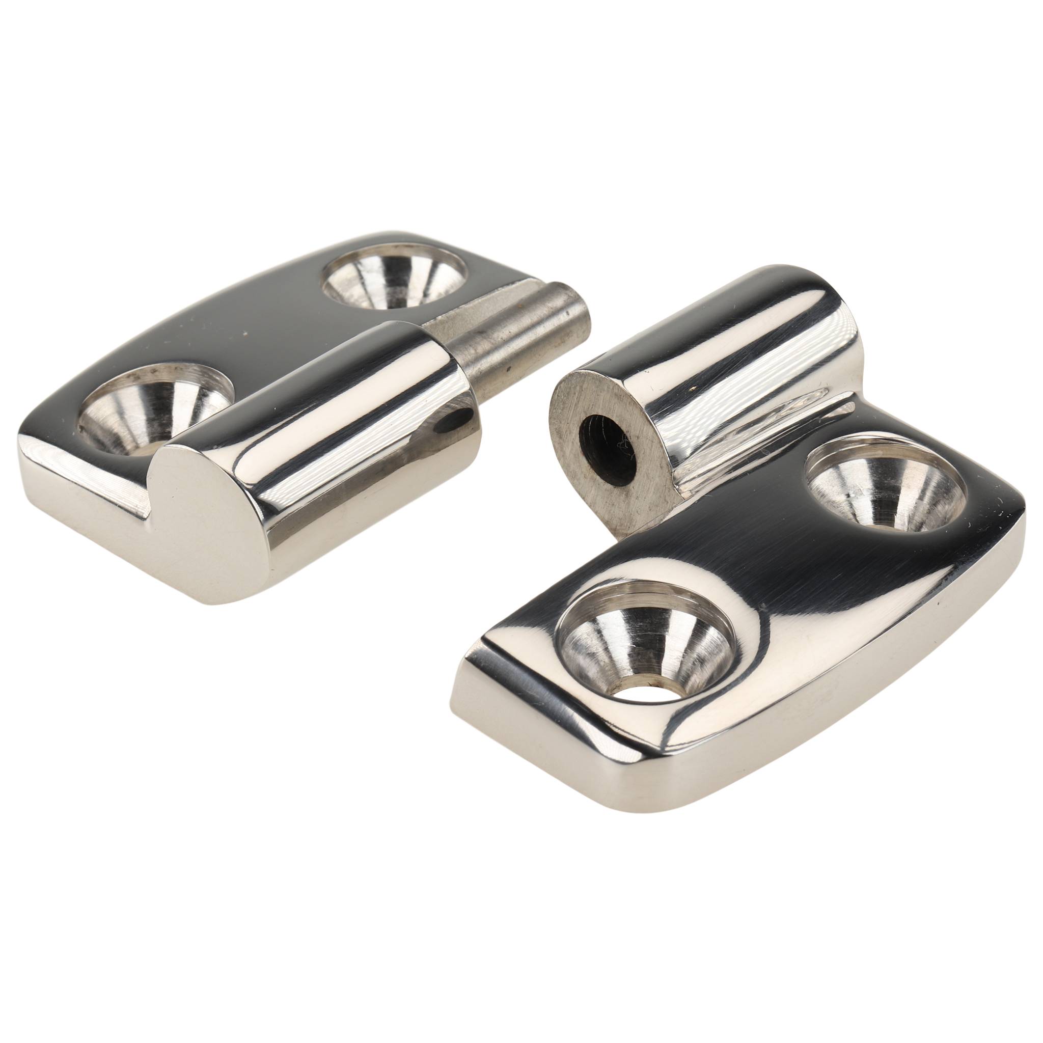 Scharnier, 59x48x16, Edelstahl, blank