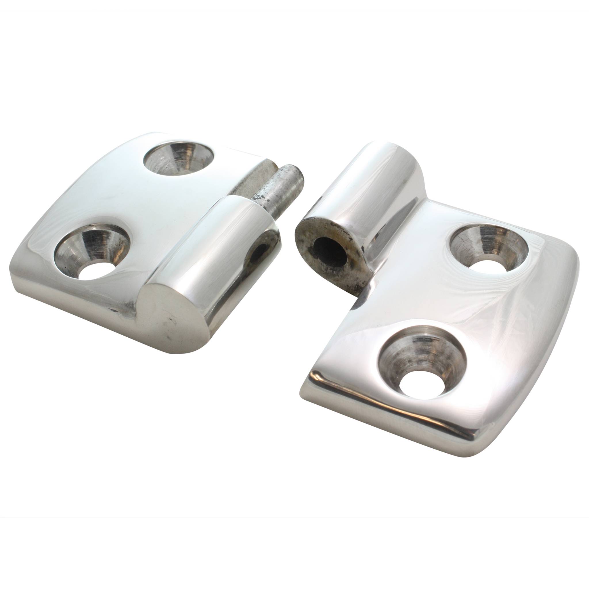 Scharnier, 77x48x16, Edelstahl, blank