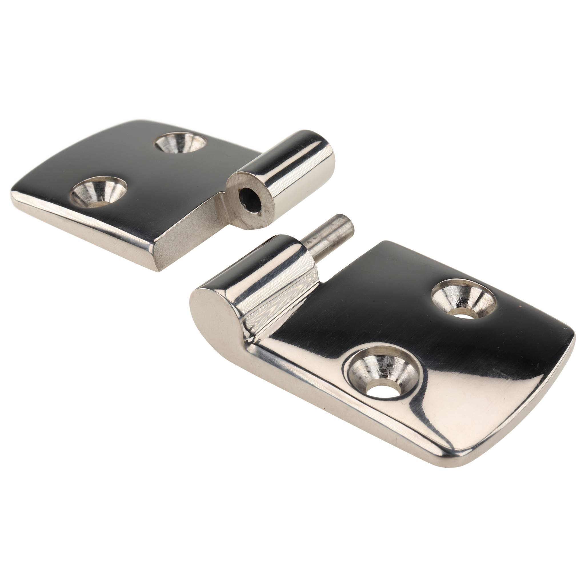 Scharnier, 113x48x16, Edelstahl, blank