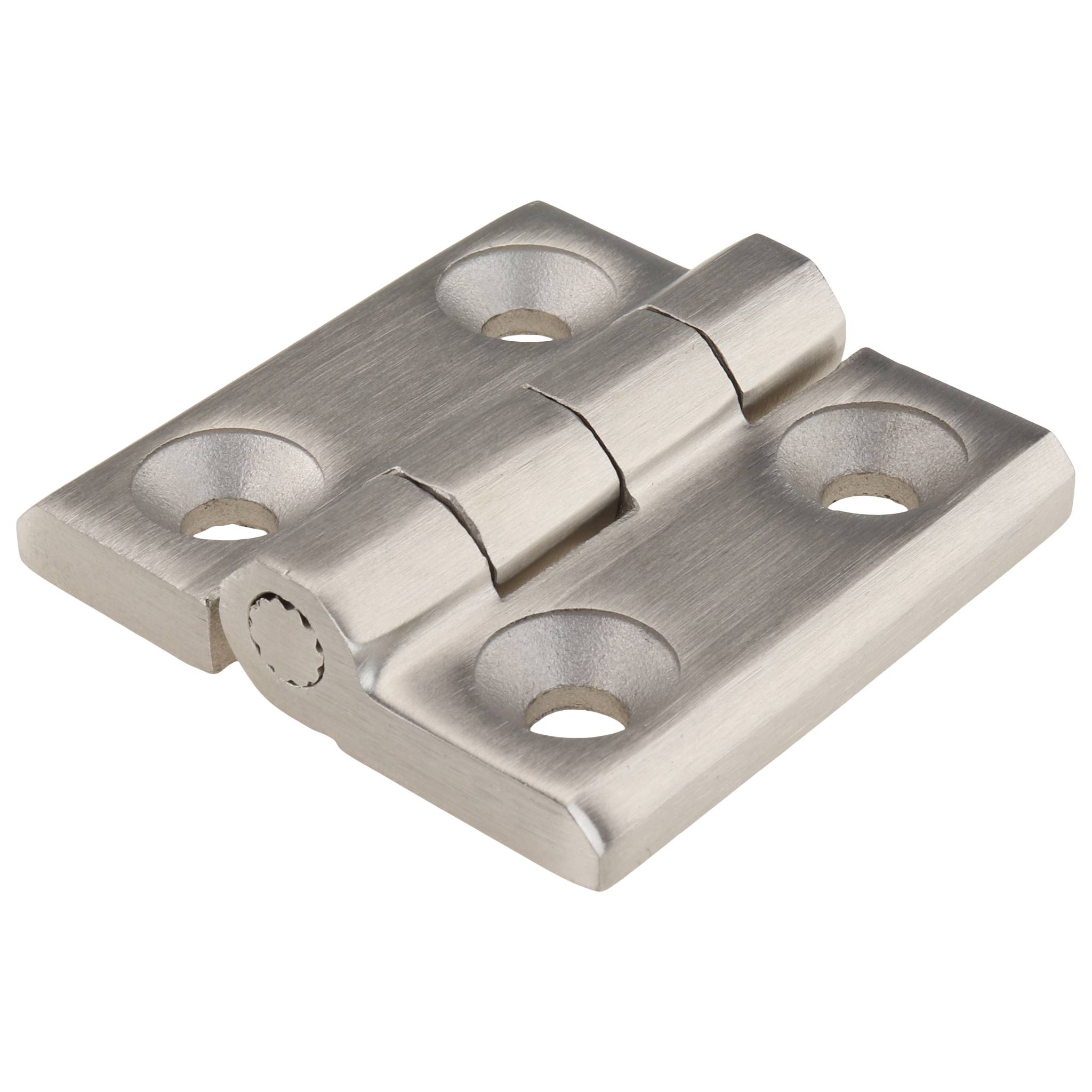 Scharnier, 50x50x11,5, Edelstahl, blank