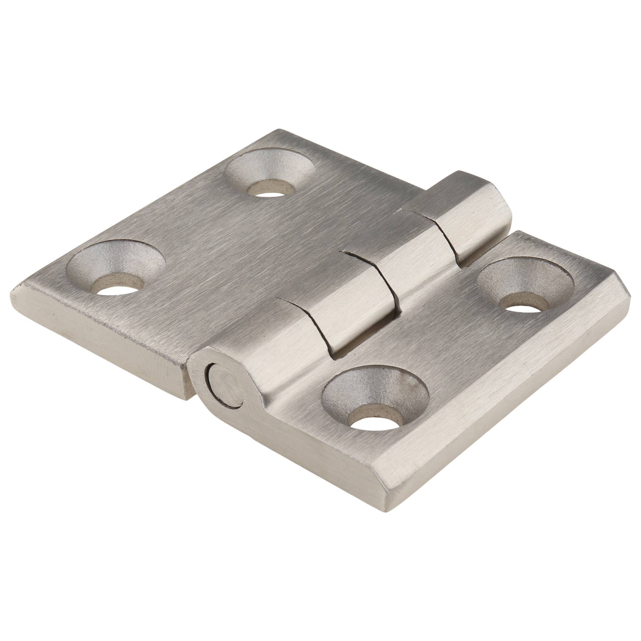 Scharnier, 63x50x11,5, Edelstahl, blank