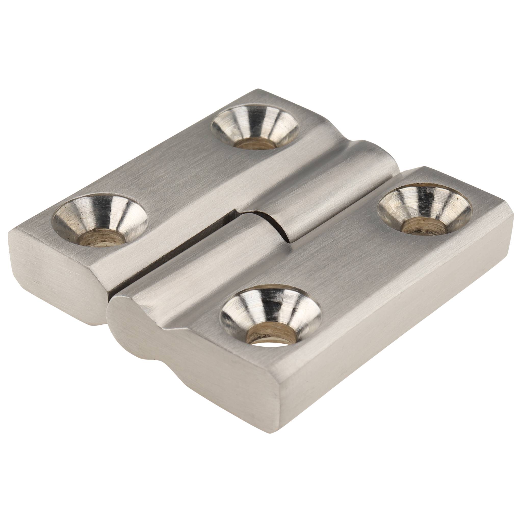 Scharnier, 50x50x10, Edelstahl, blank