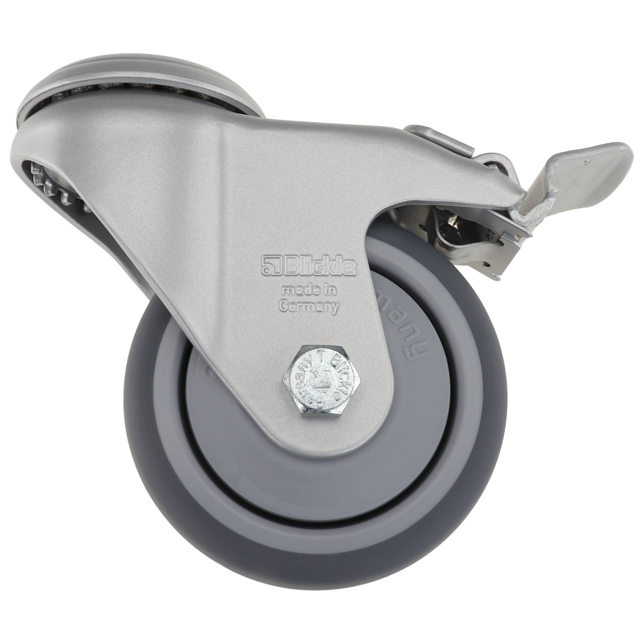 Rolle, Lenkrolle, D80, Radkörper PP, grau