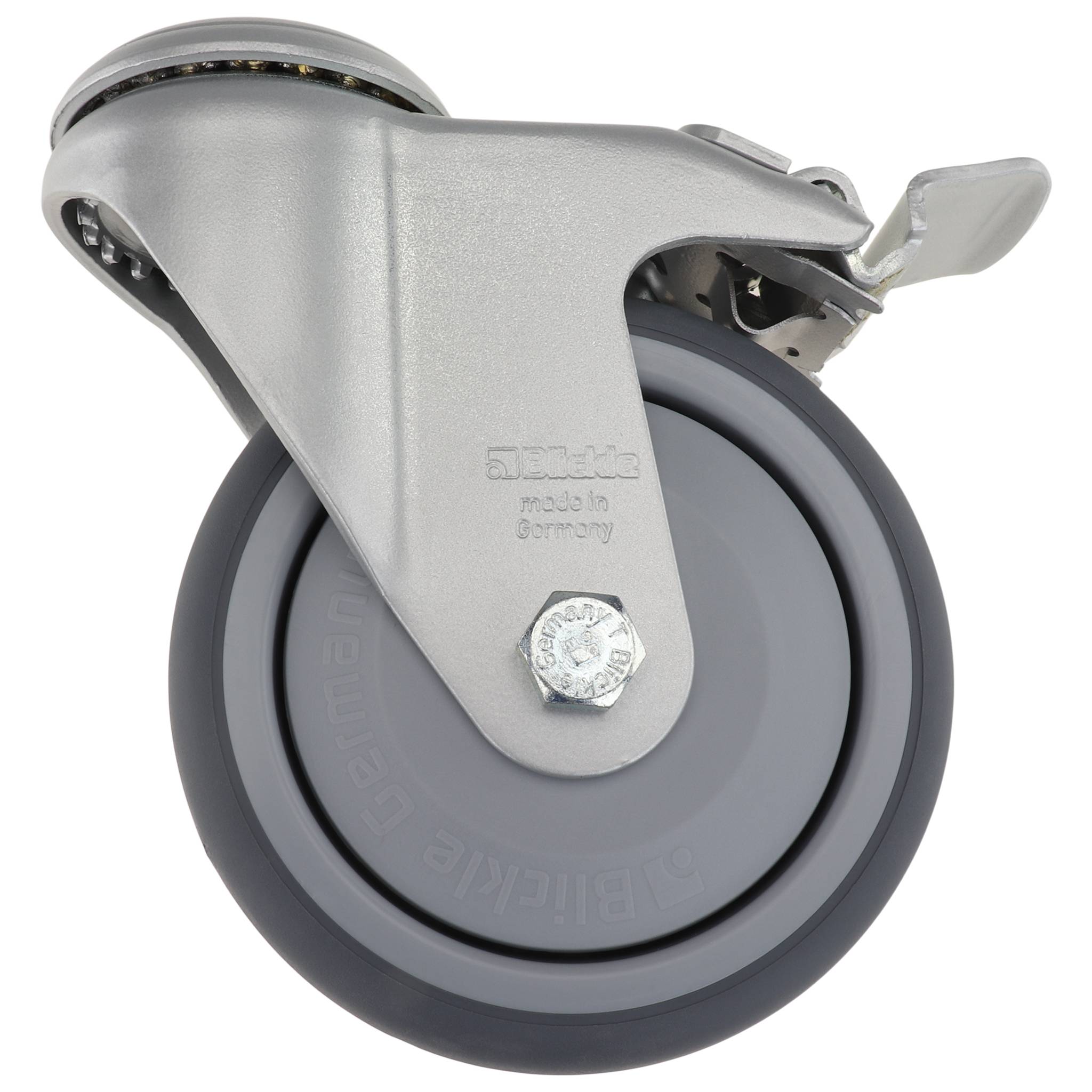 Rolle, Lenkrolle, D100, Radkörper PP, grau