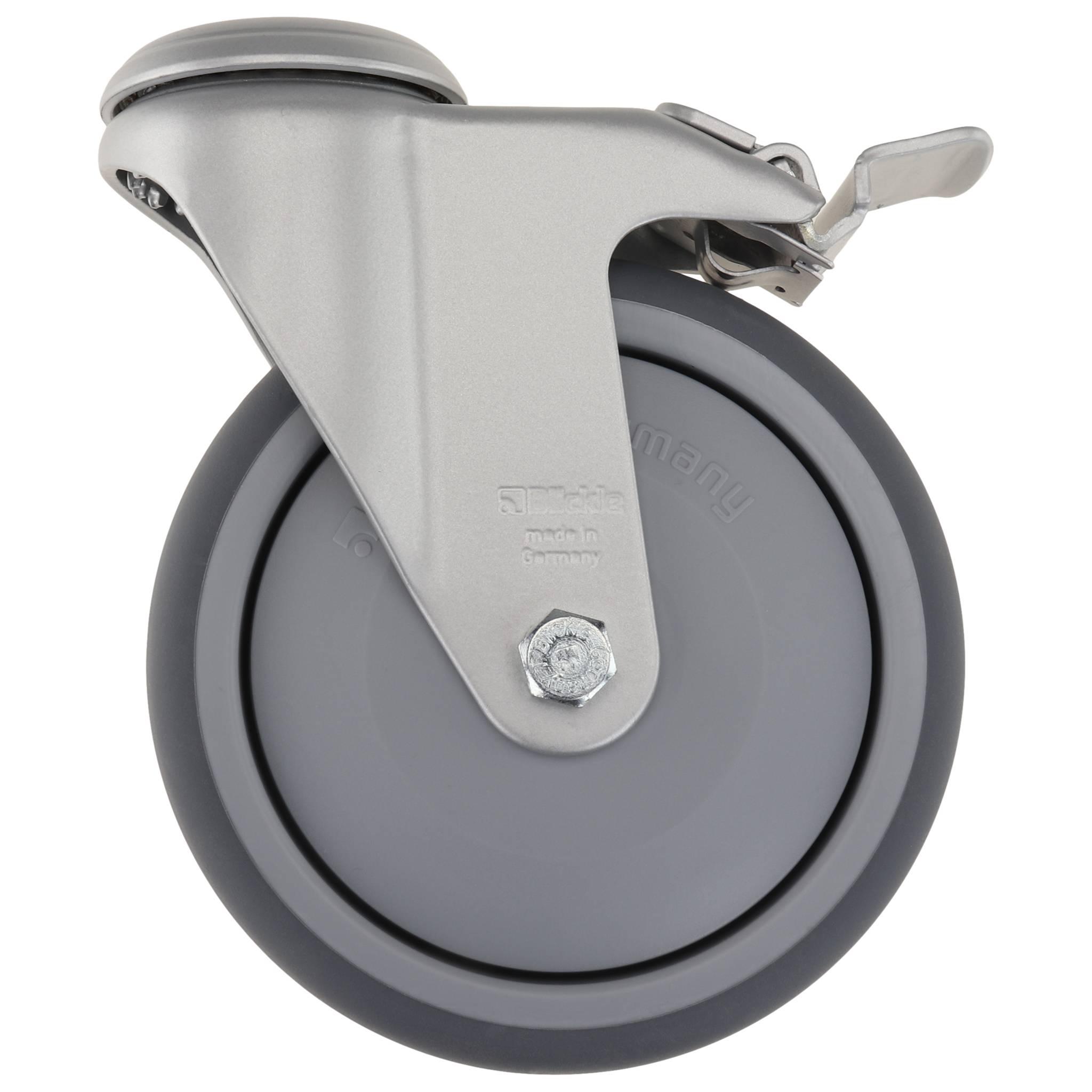 Rolle, Lenkrolle, D125, Radkörper PP, grau