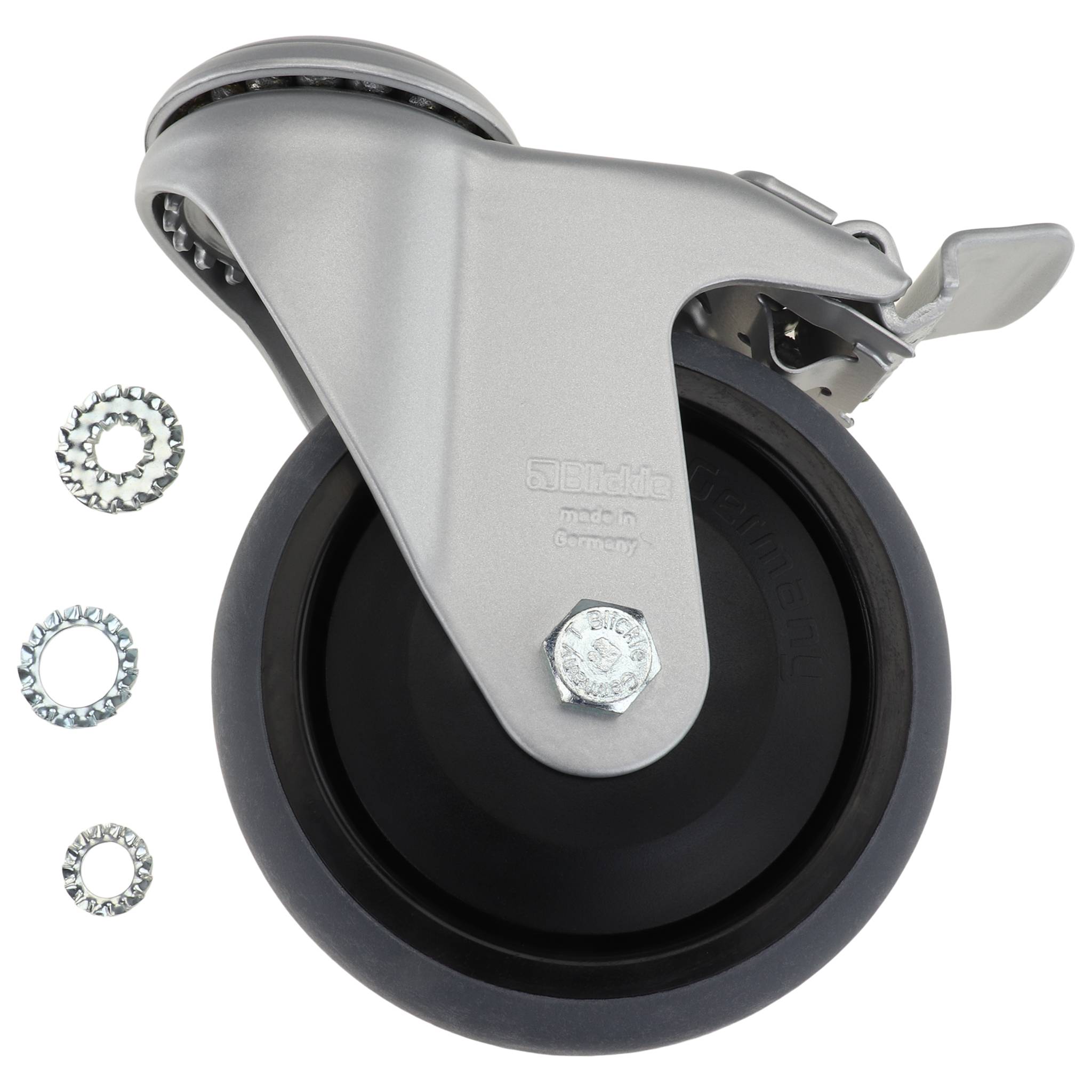 Rolle, Lenkrolle, D100, Radkörper PP, schwarz