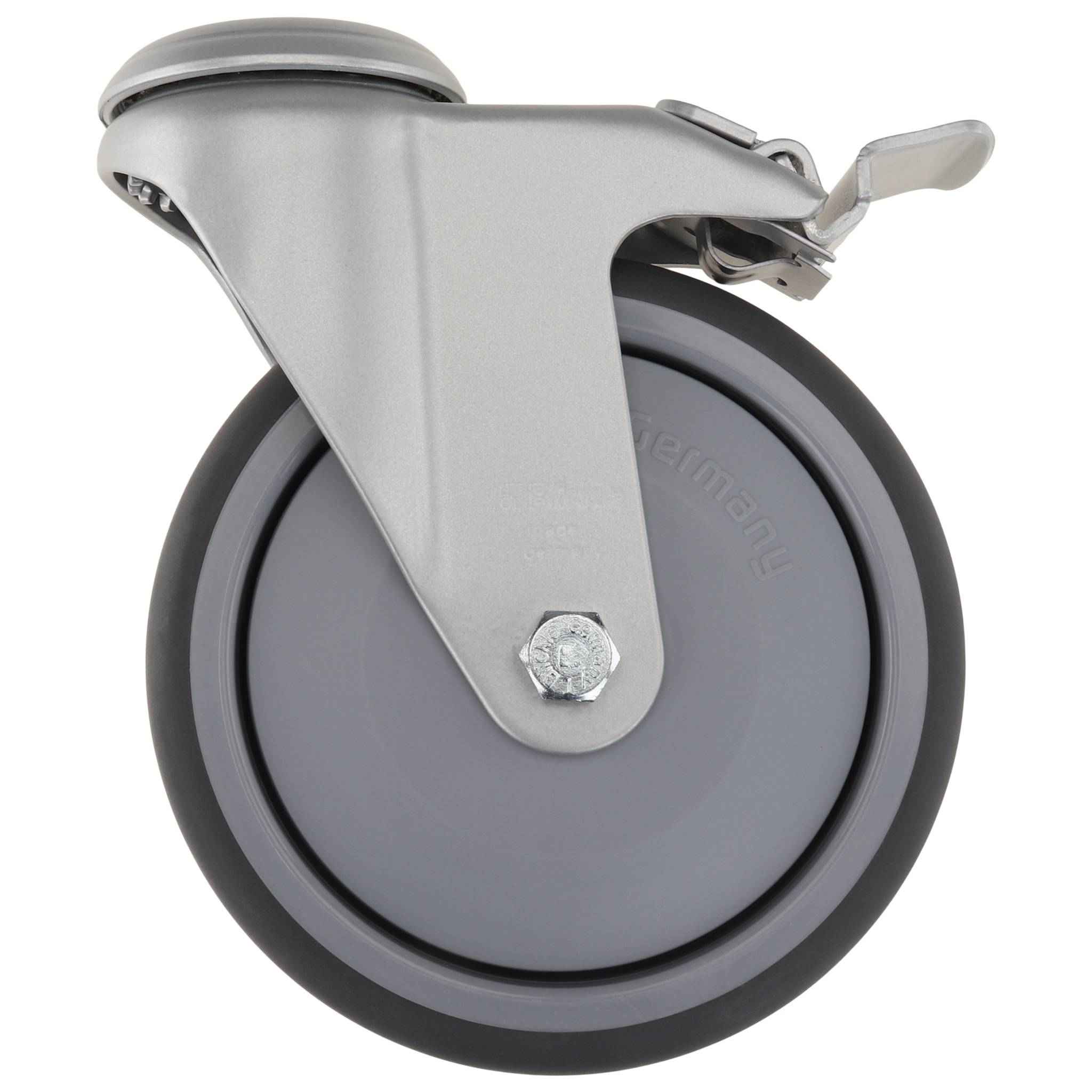 Rolle, Lenkrolle, D125, Radkörper PA, grau