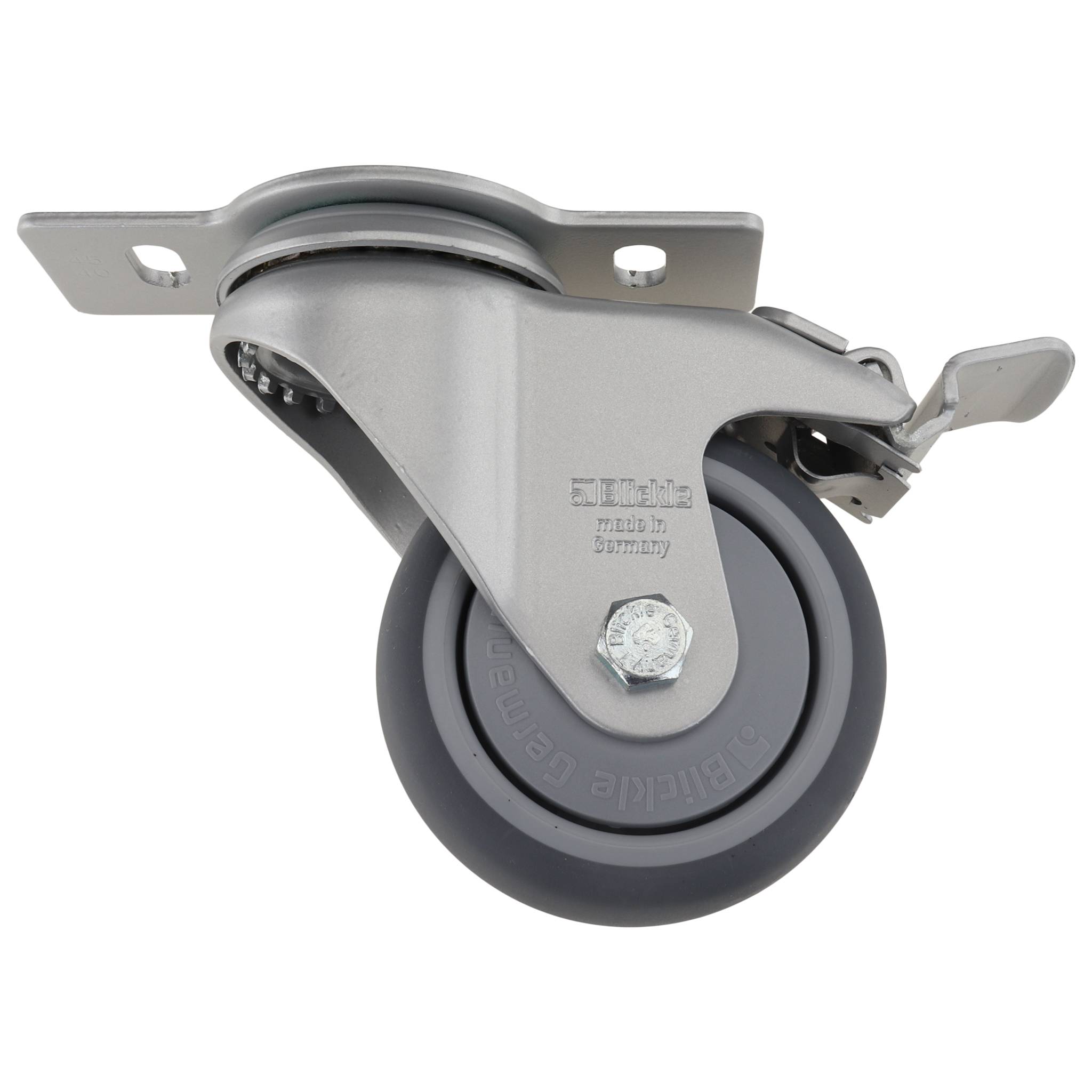 Rolle, Lenkrolle, D80, Radkörper PP, grau