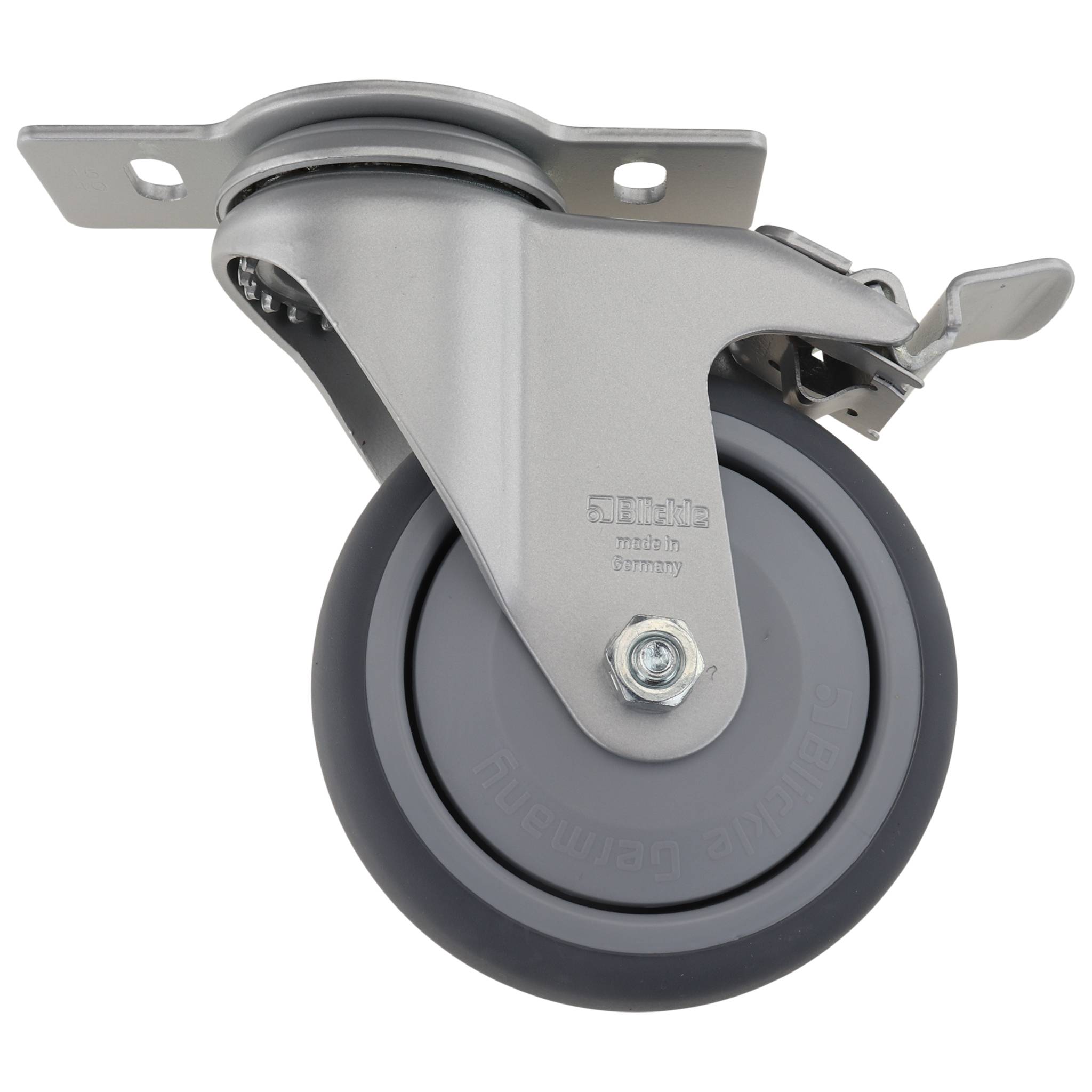 Rolle, Lenkrolle, D100, Radkörper PP, grau