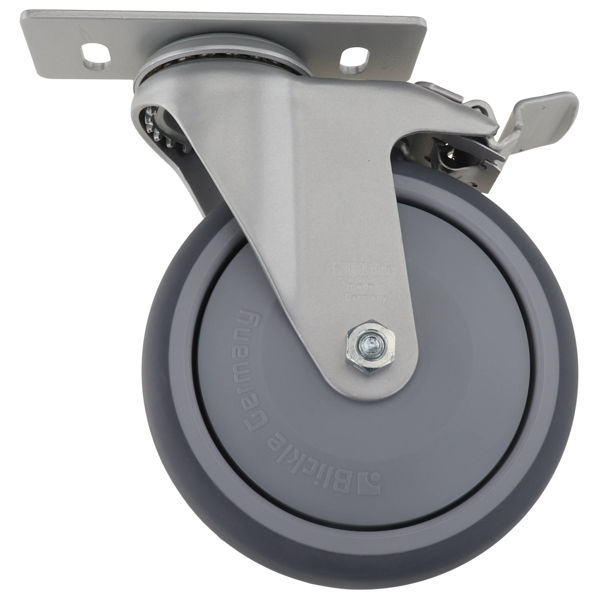 Rolle, Lenkrolle, D125, Radkörper PP, grau