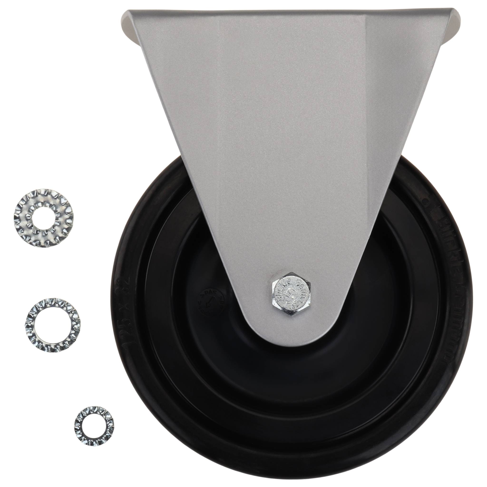 Rolle, Bockrolle, D125, Radkörper PA, schwarz