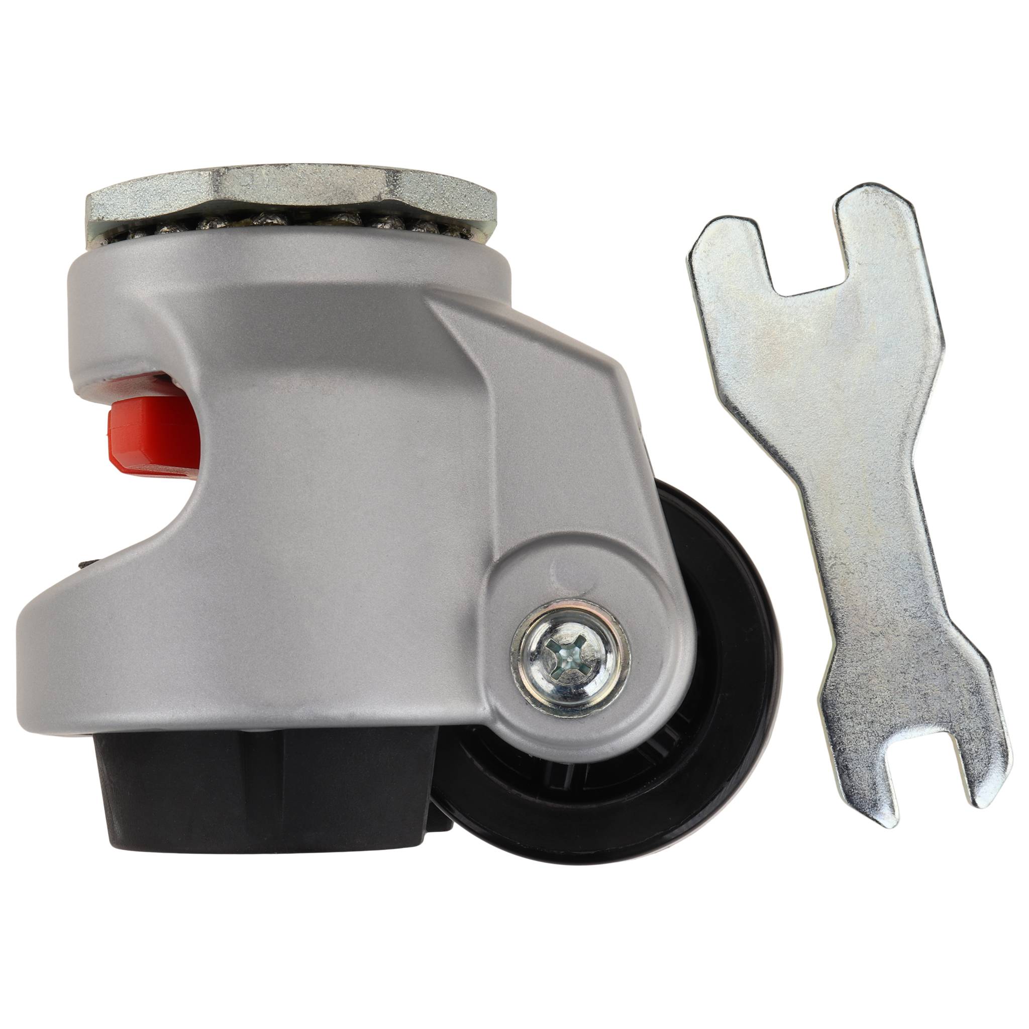 Rolle, Feststellrolle, D62, Kunststoff PA, schwarz