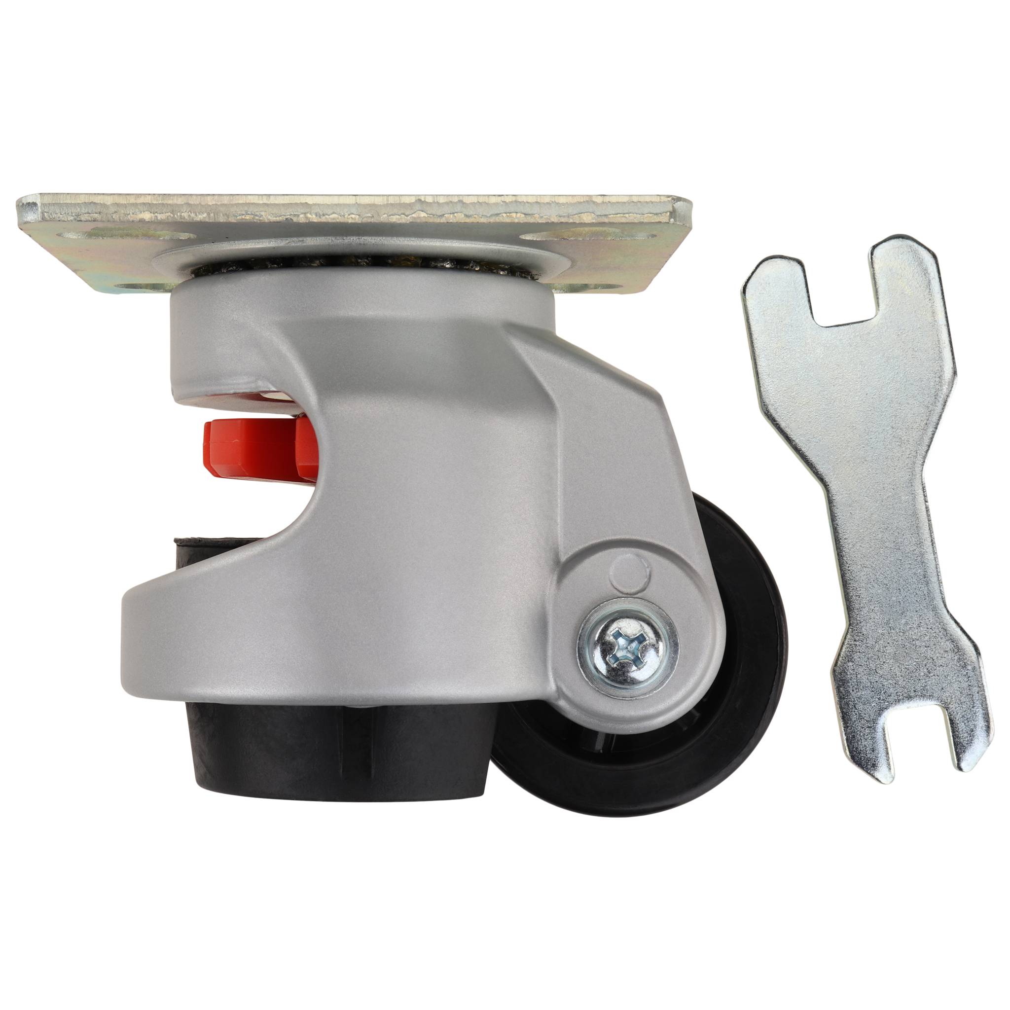 Rolle, Feststellrolle, D62, Kunststoff PA, schwarz