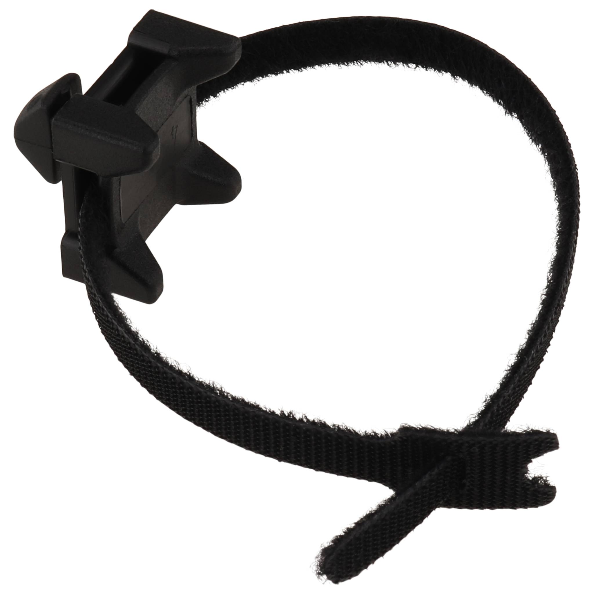 Kabelhalteblock, Kabelbinderblock, 200x20x20, Kunststoff PA glasfaserverstärkt, roh, schwarz