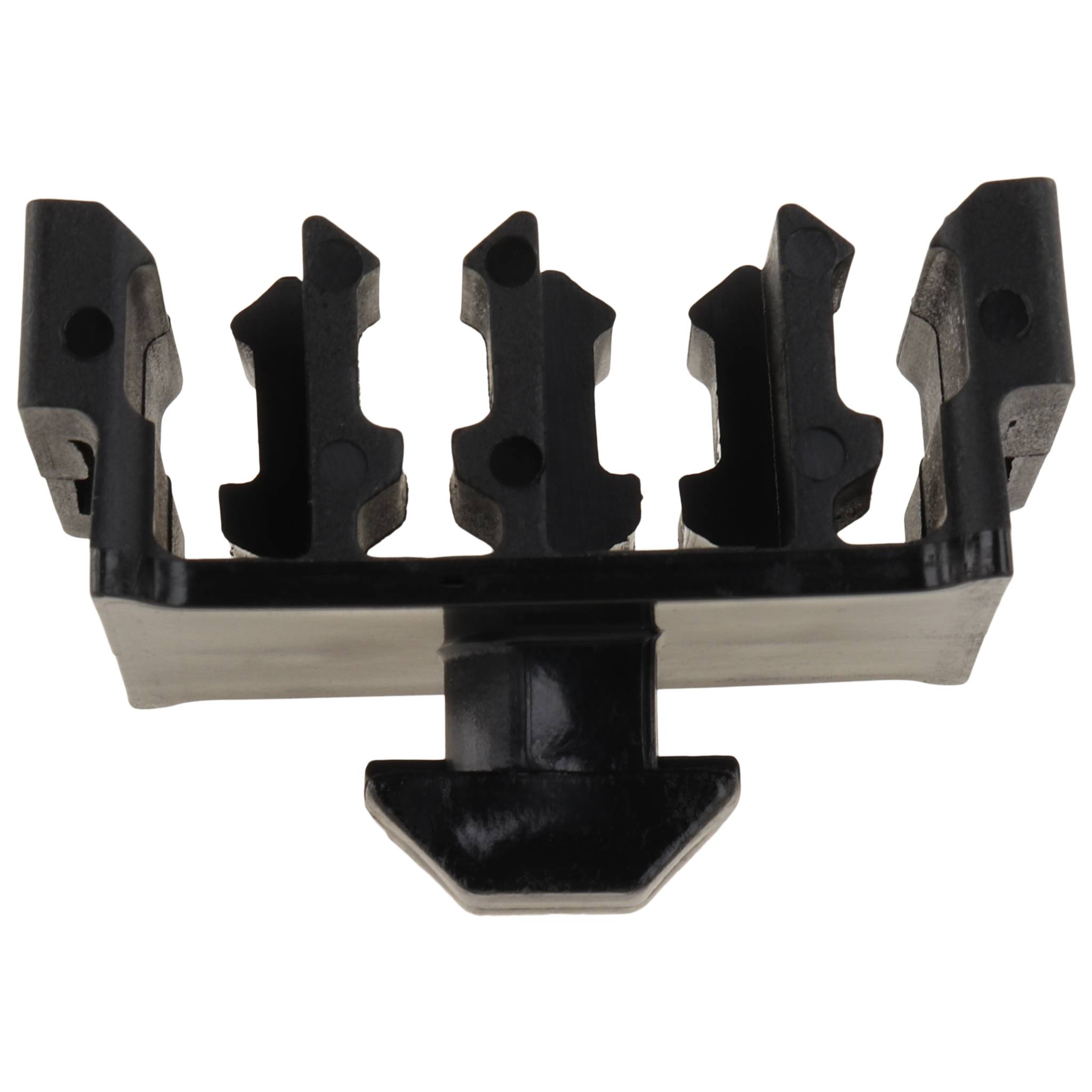 Kabelhalteblock, Steck-Kabelbinder mit Hammer, 40x25x35, Kunststoff PA, roh, schwarz