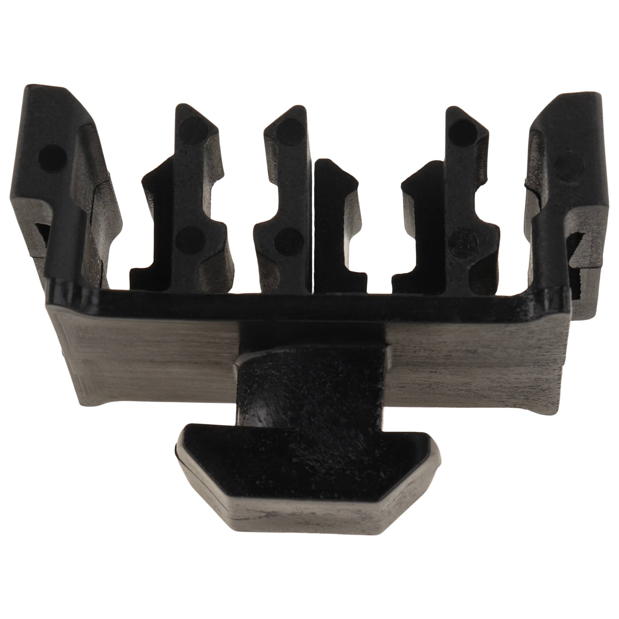 Kabelhalteblock, Steck-Kabelbinder mit Hammer, 40x25x35, Kunststoff PA, roh, schwarz