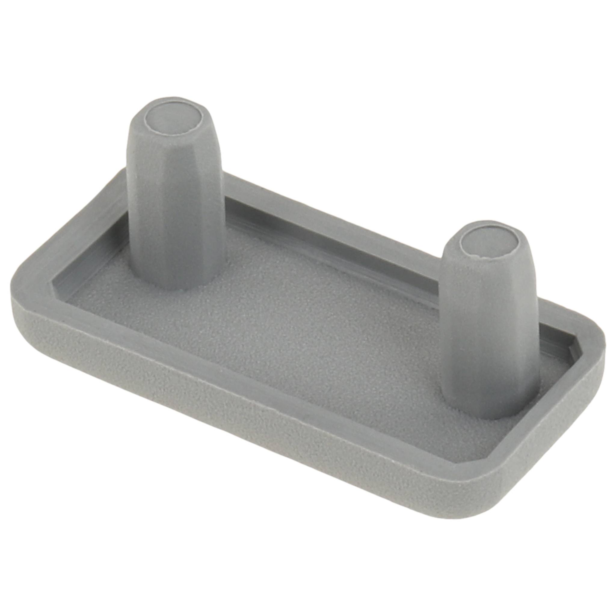 Kappe, Abdeckkappe, 10x20, Kunststoff PA glasfaserverstärkt, grau