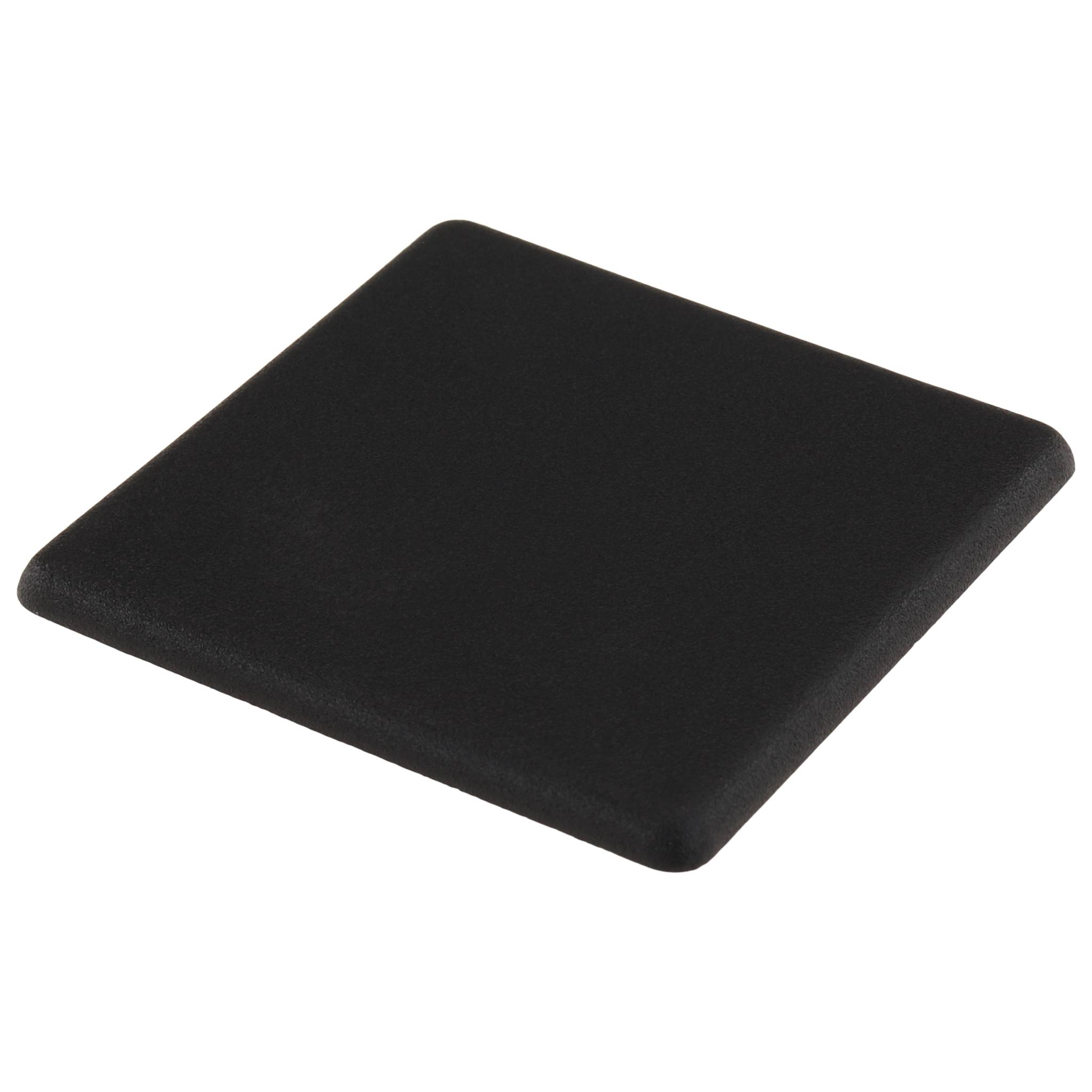 Kappe, Abdeckkappe, 40x40, Kunststoff PA glasfaserverstärkt, schwarz