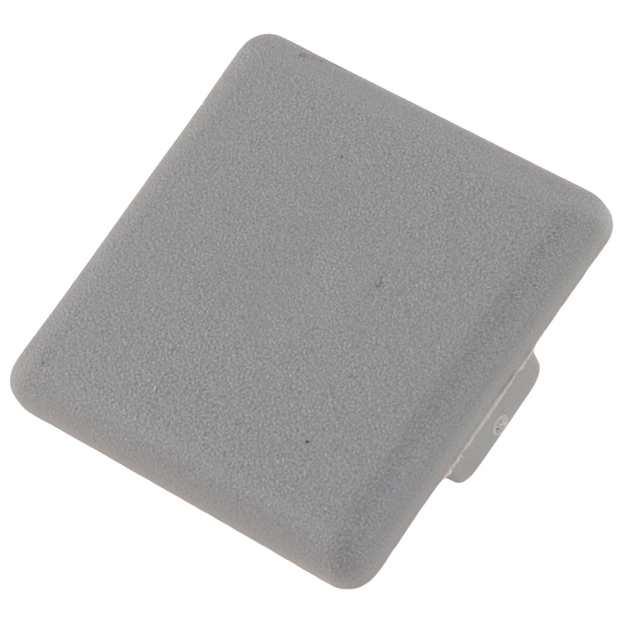 Kappe, Abdeckkappe, 20x20, Kunststoff PA glasfaserverstärkt, grau