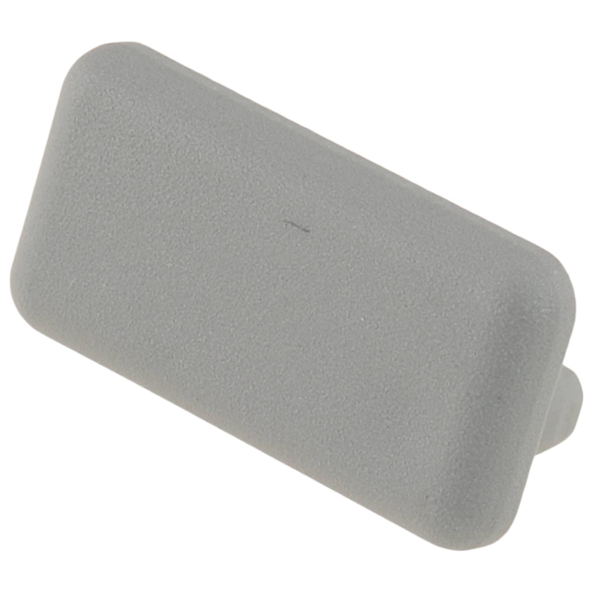 Kappe, Abdeckkappe, 10x20, Kunststoff PA glasfaserverstärkt, grau