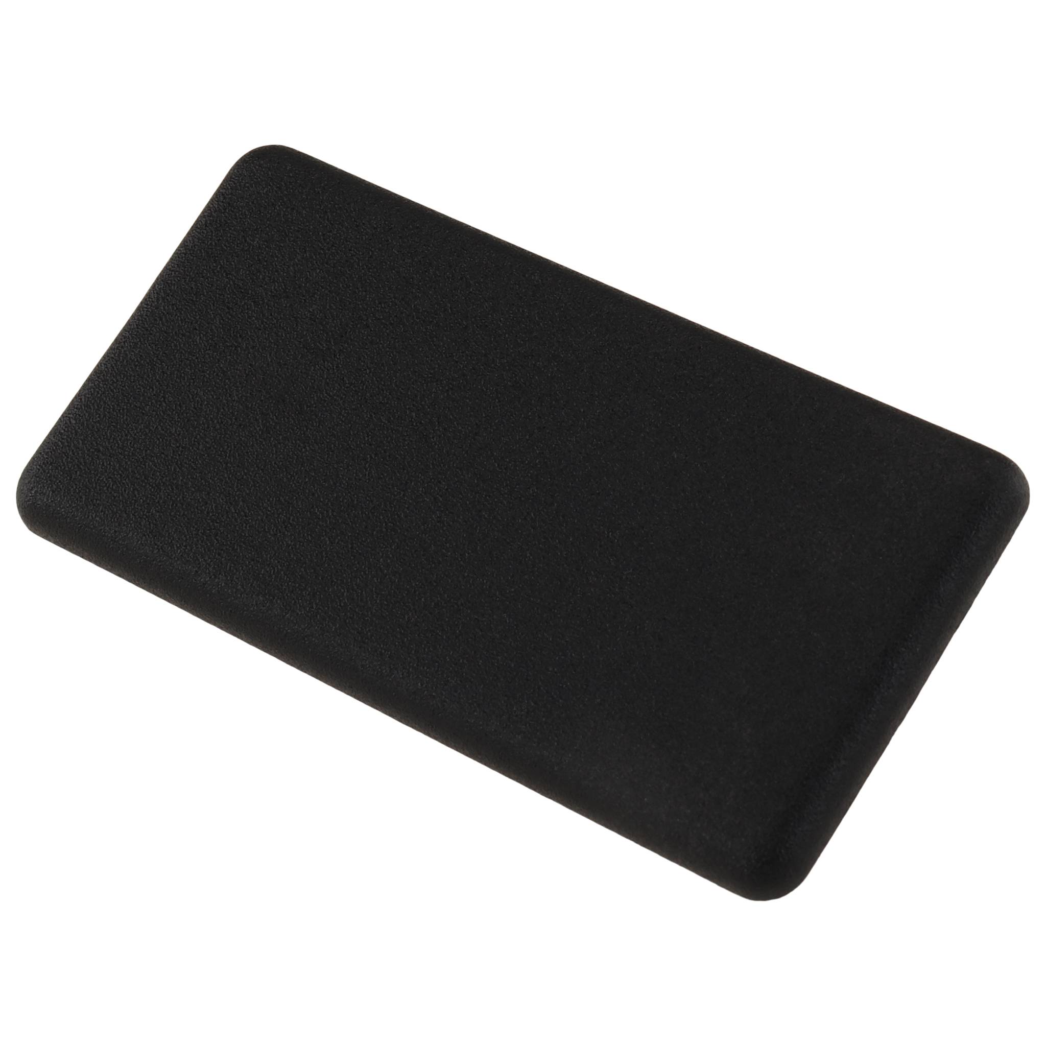 Kappe, Abdeckkappe, 30x60, Kunststoff PA glasfaserverstärkt, schwarz