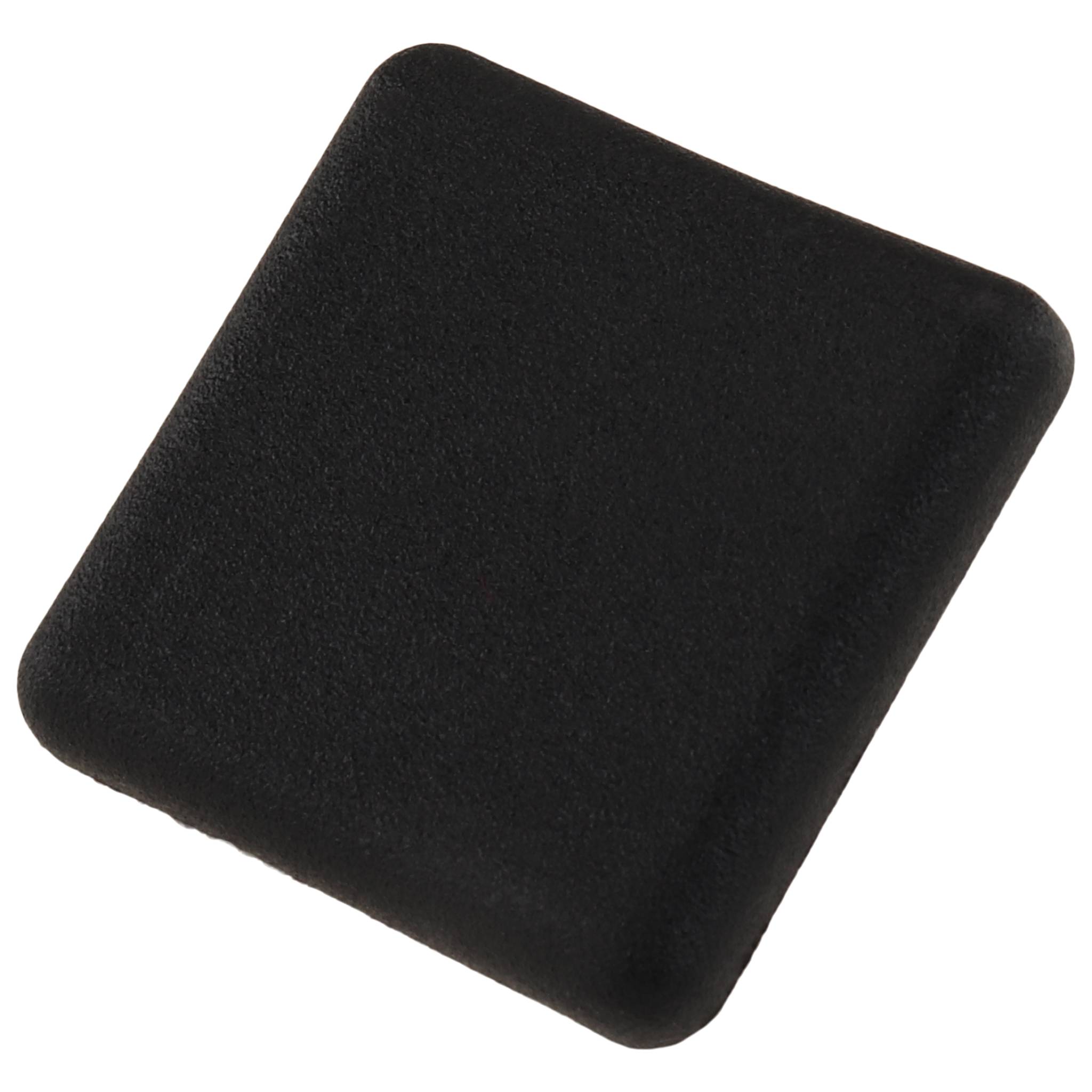 Kappe, Abdeckkappe, 30x30, Kunststoff PA glasfaserverstärkt, schwarz