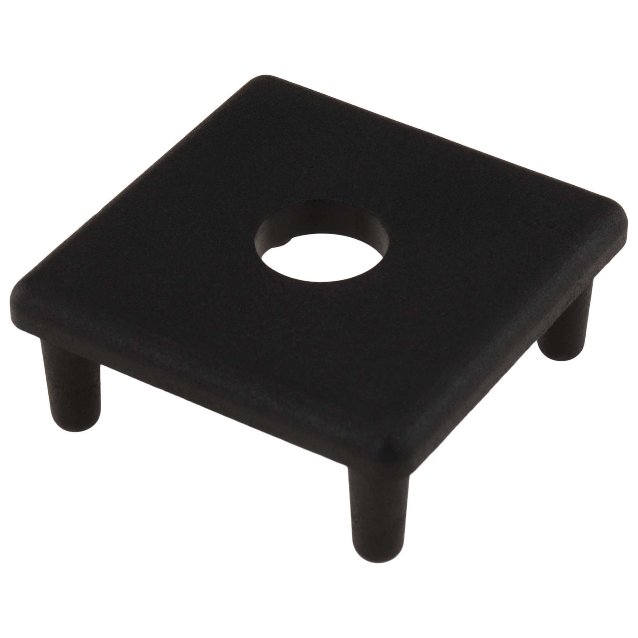 Kappe, Abdeckkappe, 30x30, Kunststoff PA glasfaserverstärkt, schwarz