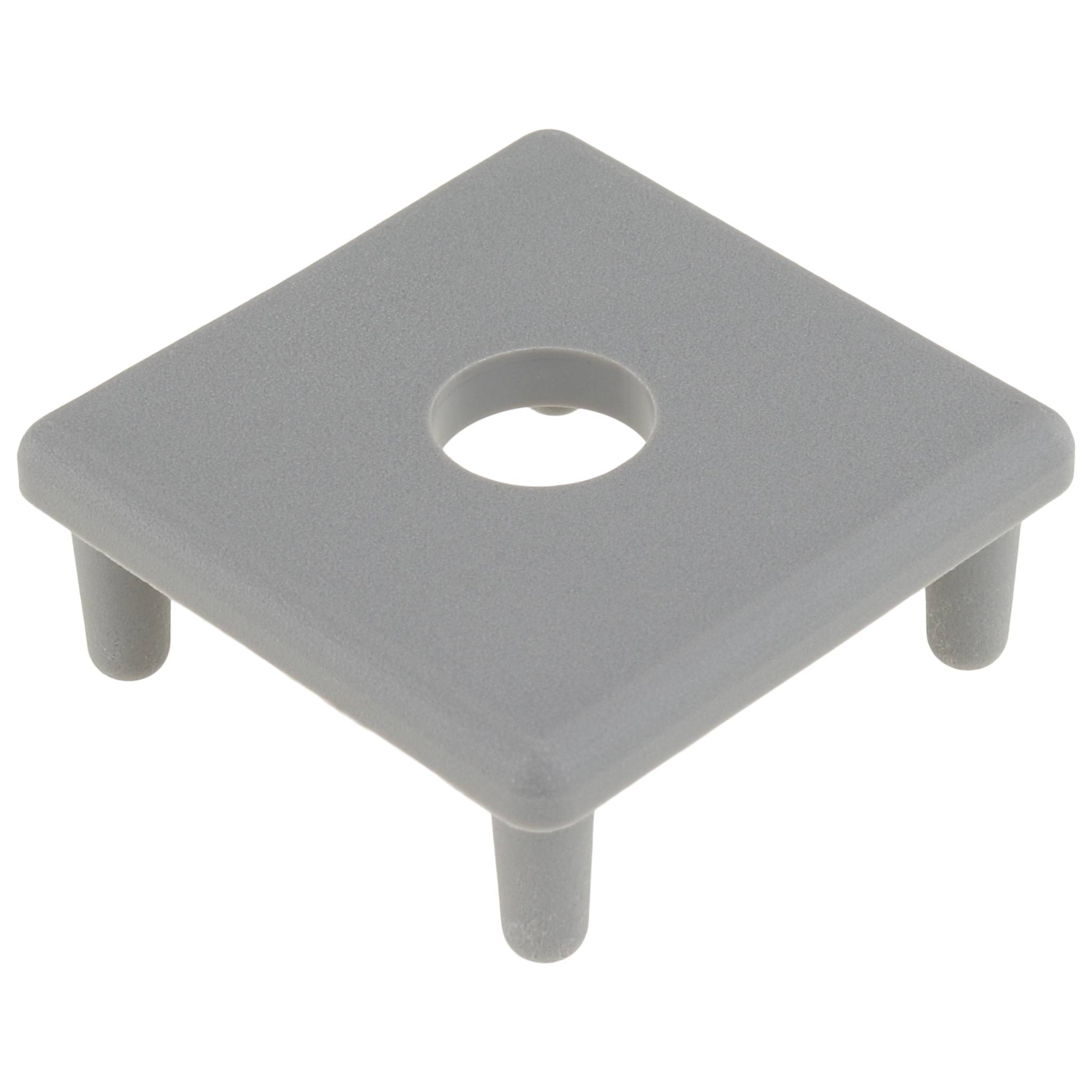 Kappe, Abdeckkappe, 30x30, Kunststoff PA glasfaserverstärkt, grau