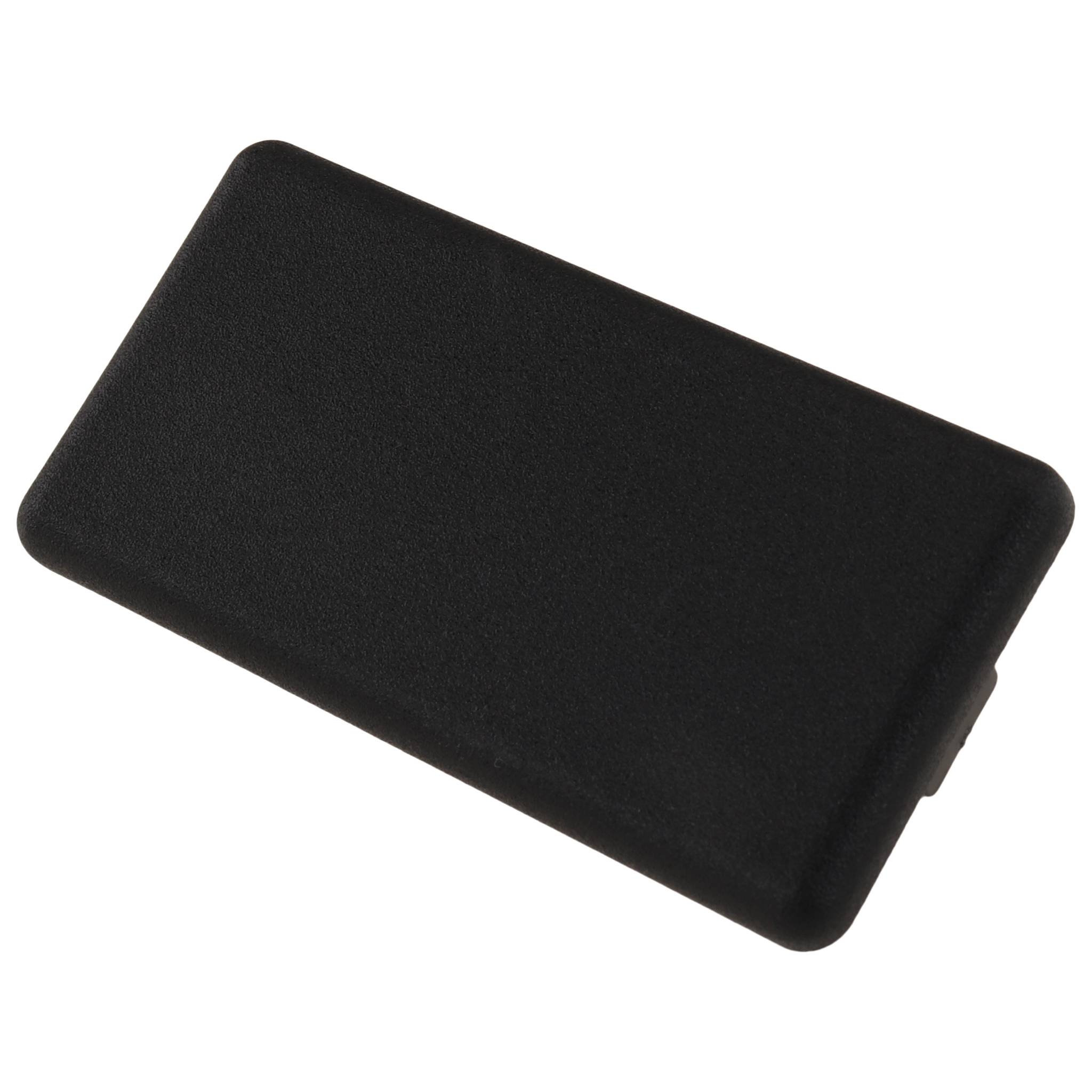 Kappe, Abdeckkappe, 30x60, Kunststoff PA glasfaserverstärkt, schwarz