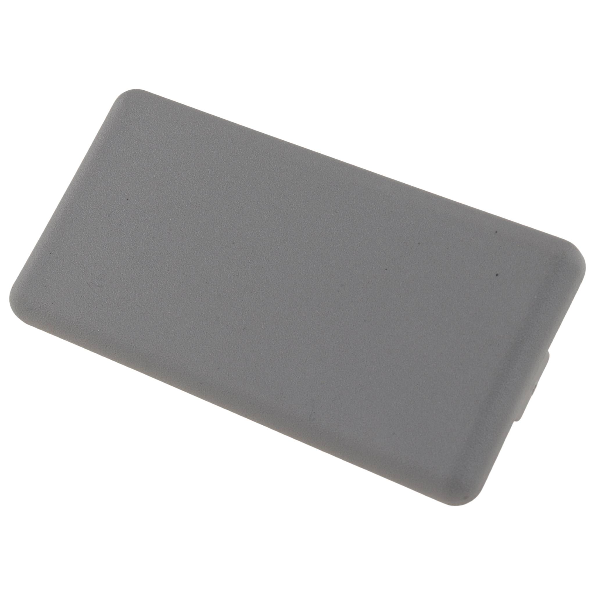 Kappe, Abdeckkappe, 30x60, Kunststoff PA glasfaserverstärkt, grau