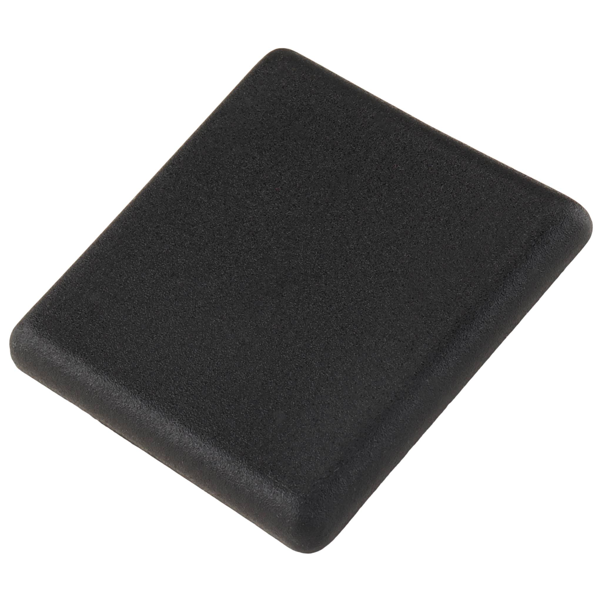 Kappe, Abdeckkappe, 40x40, Kunststoff PA glasfaserverstärkt, schwarz