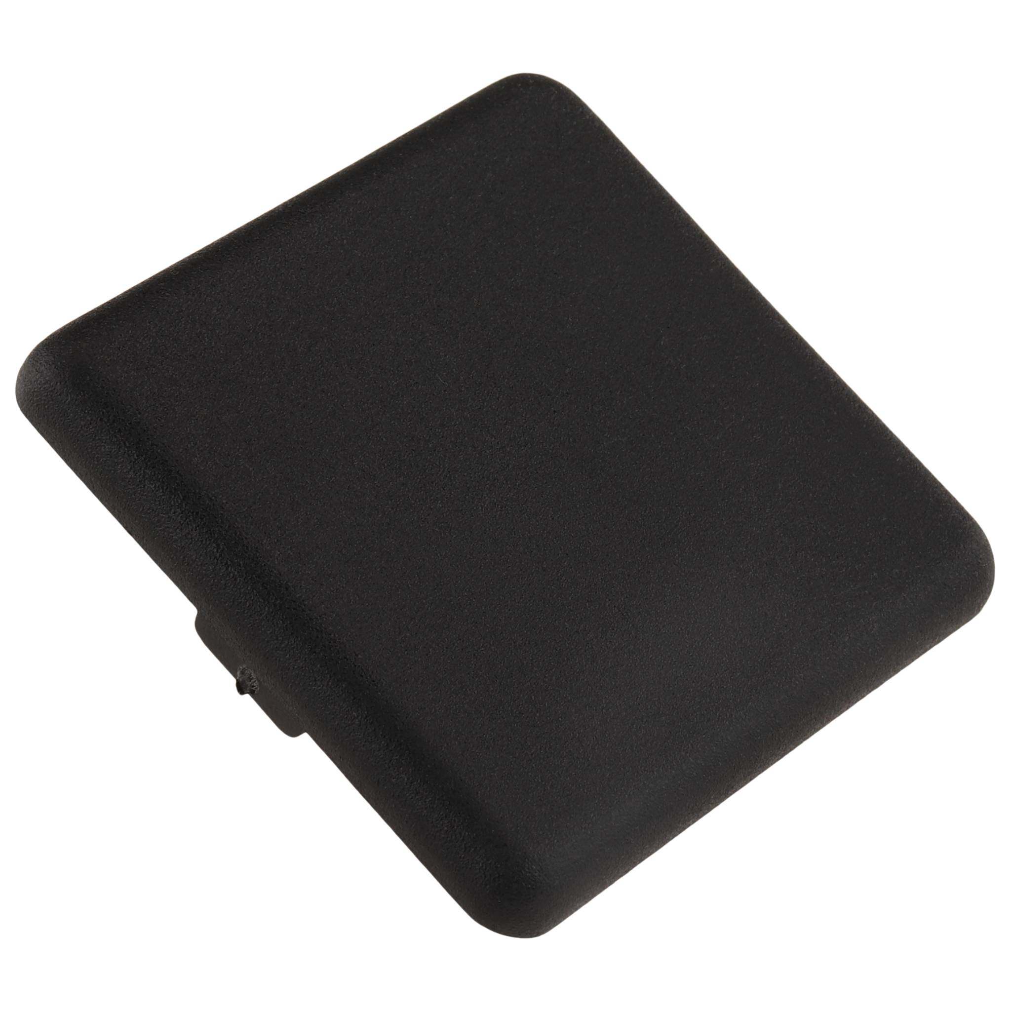 Kappe, Abdeckkappe, 40x40, Kunststoff PA glasfaserverstärkt, schwarz