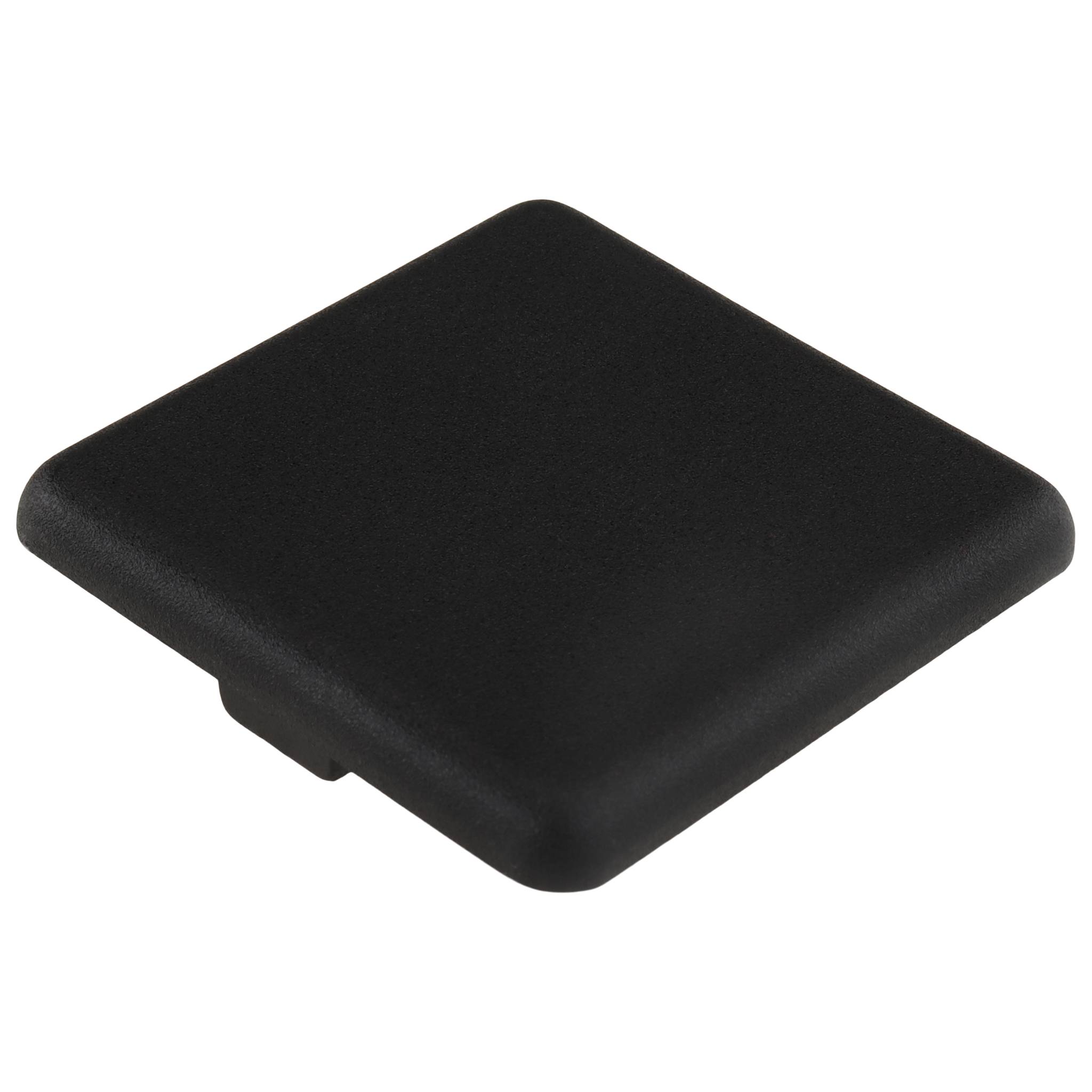 Kappe, Abdeckkappe, 40x40, Kunststoff PA glasfaserverstärkt, schwarz