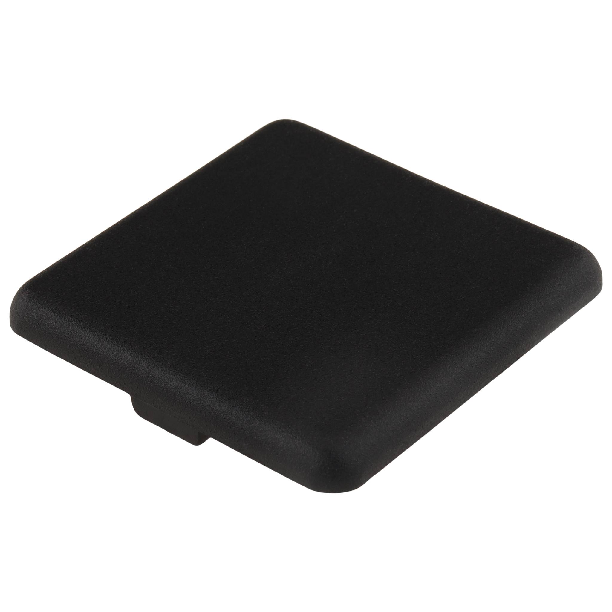 Kappe, Abdeckkappe, 40x40, Kunststoff PA glasfaserverstärkt, schwarz