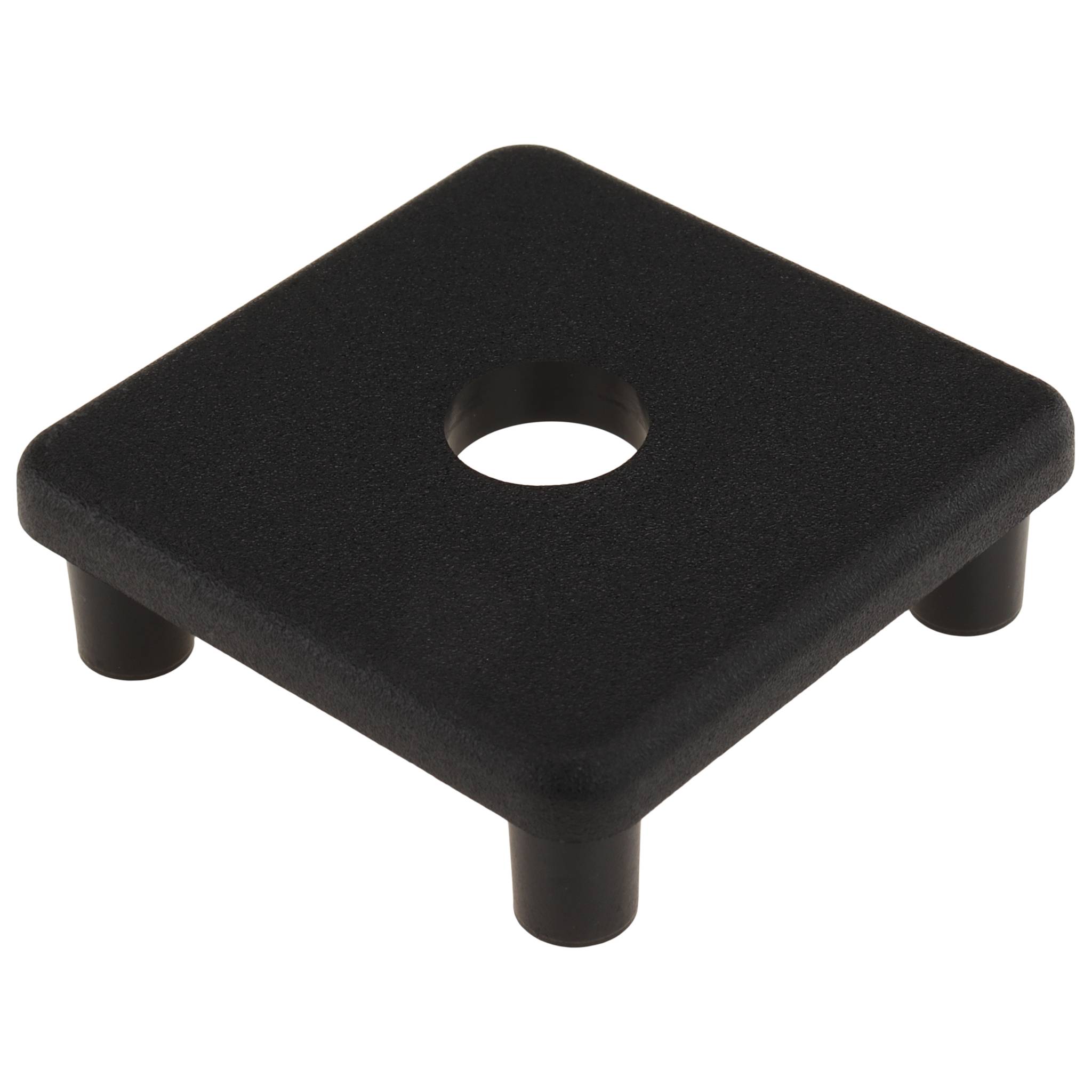 Kappe, Abdeckkappe, 40x40, Kunststoff PA glasfaserverstärkt, schwarz