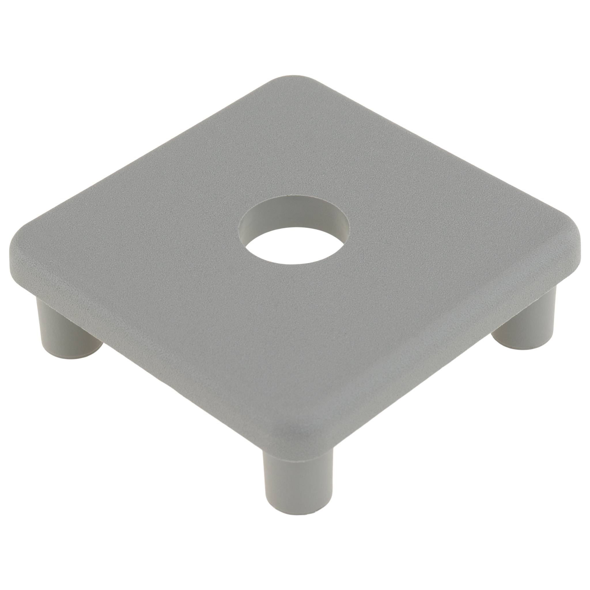 Kappe, Abdeckkappe, 40x40, Kunststoff PA glasfaserverstärkt, grau