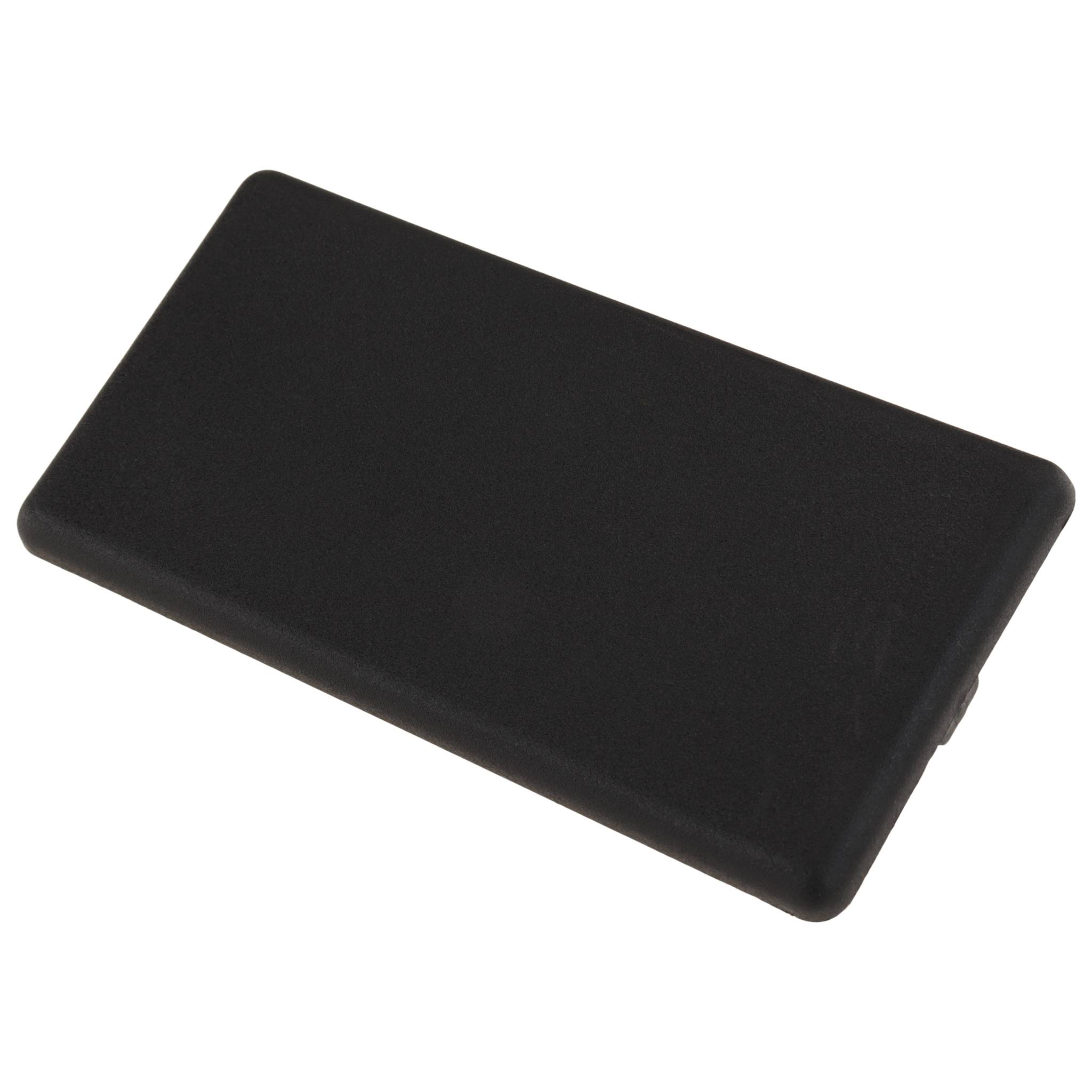 Kappe, Abdeckkappe, 40x80, Kunststoff PA glasfaserverstärkt, schwarz