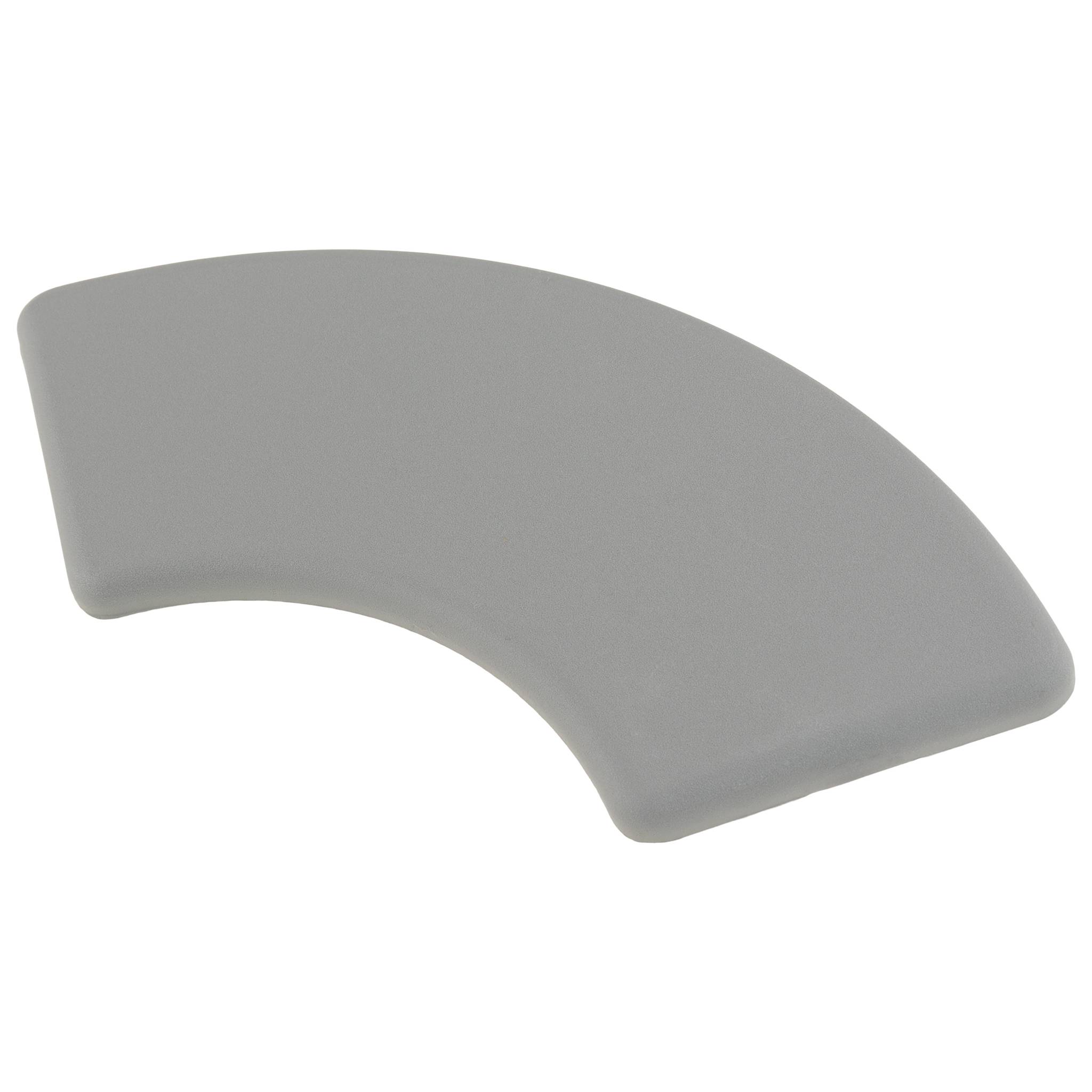 Kappe, Abdeckkappe, R40xR80 90°, Kunststoff PA glasfaserverstärkt, grau