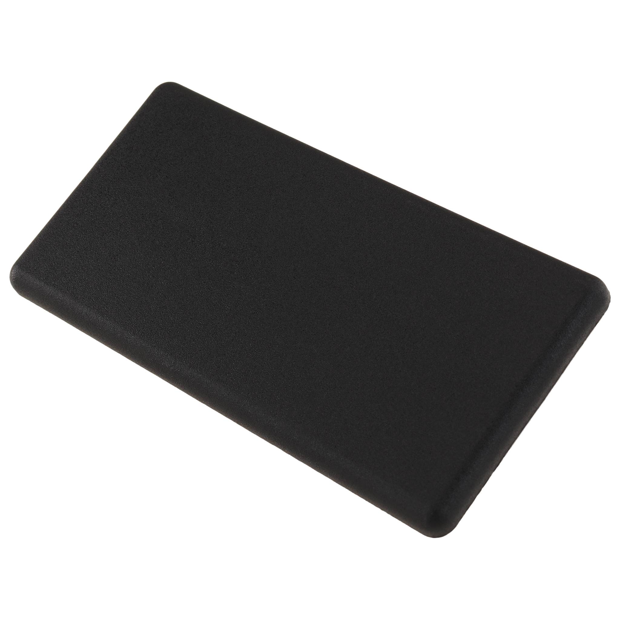 Kappe, Abdeckkappe, 40x80, Kunststoff PA glasfaserverstärkt, schwarz