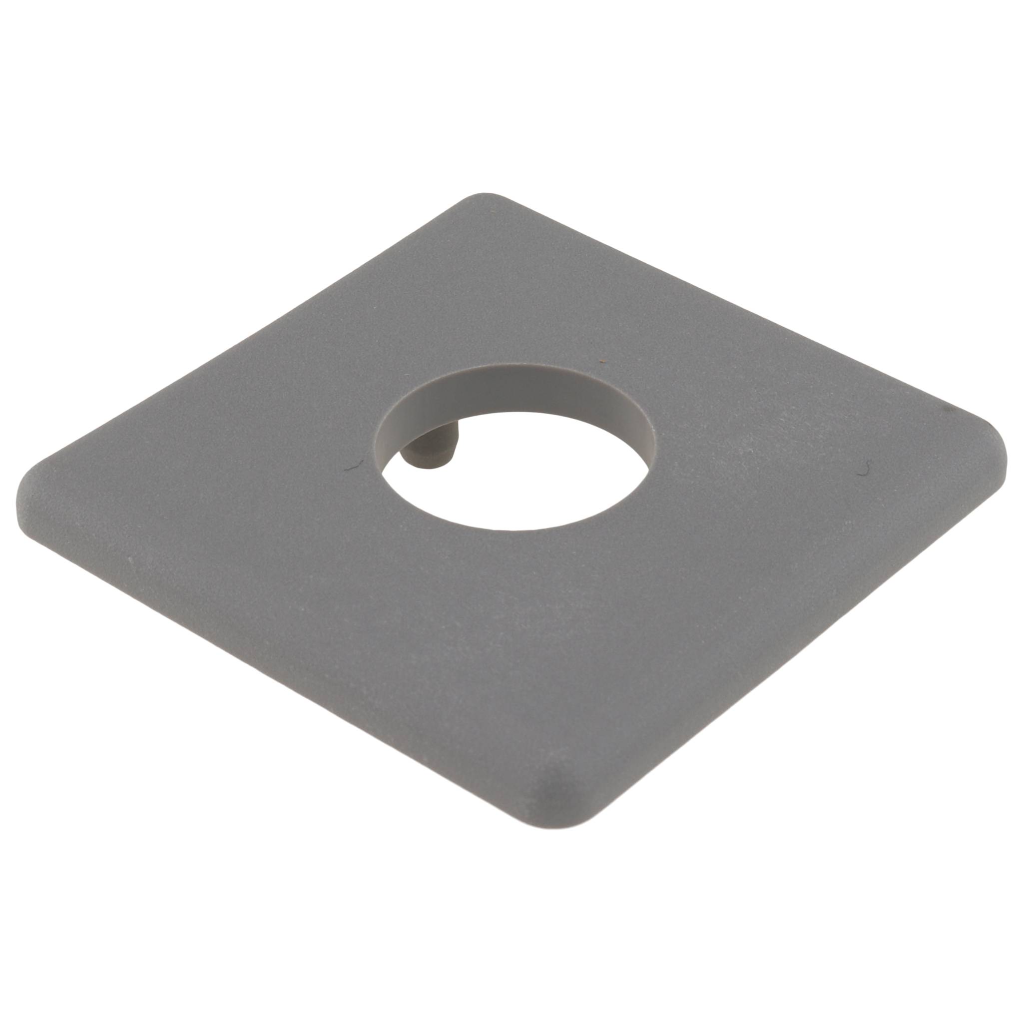 Kappe, Abdeckkappe, 45x45, Kunststoff PA glasfaserverstärkt, grau