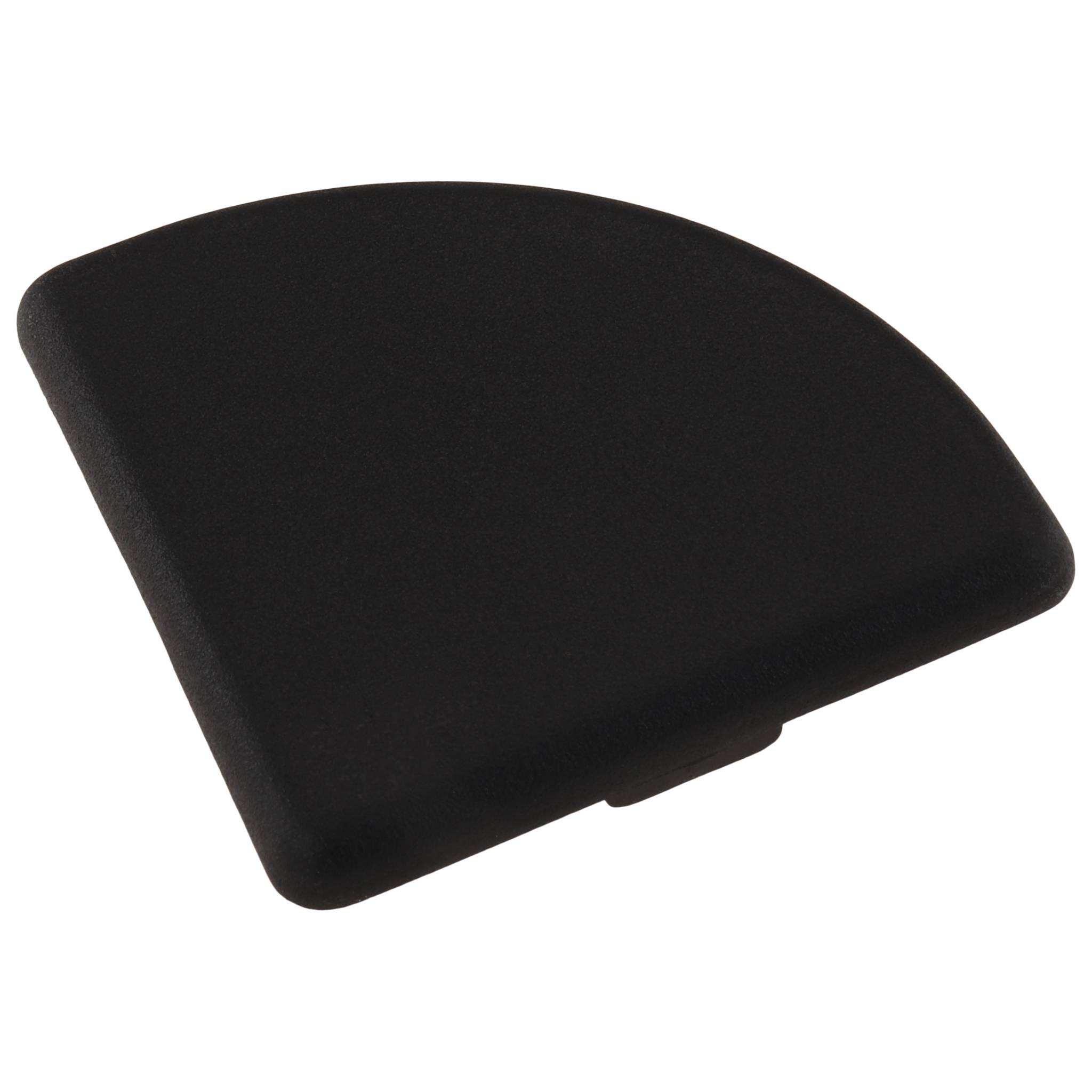 Kappe, Abdeckkappe, 45x45 R37.5 - 90°, Kunststoff PA glasfaserverstärkt, schwarz